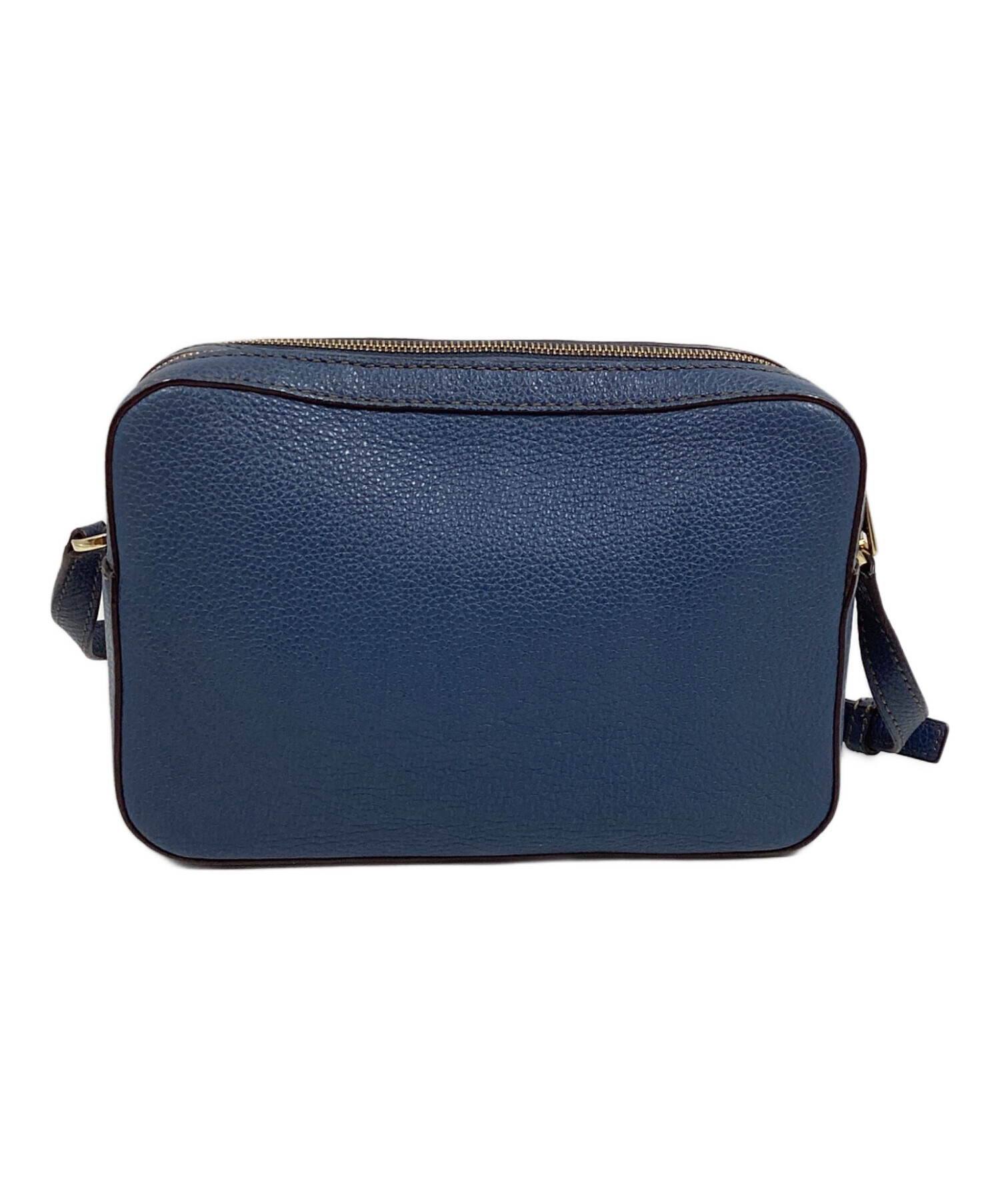 中古・古着通販】FURLA (フルラ) レザーショルダーバッグ ブルー 