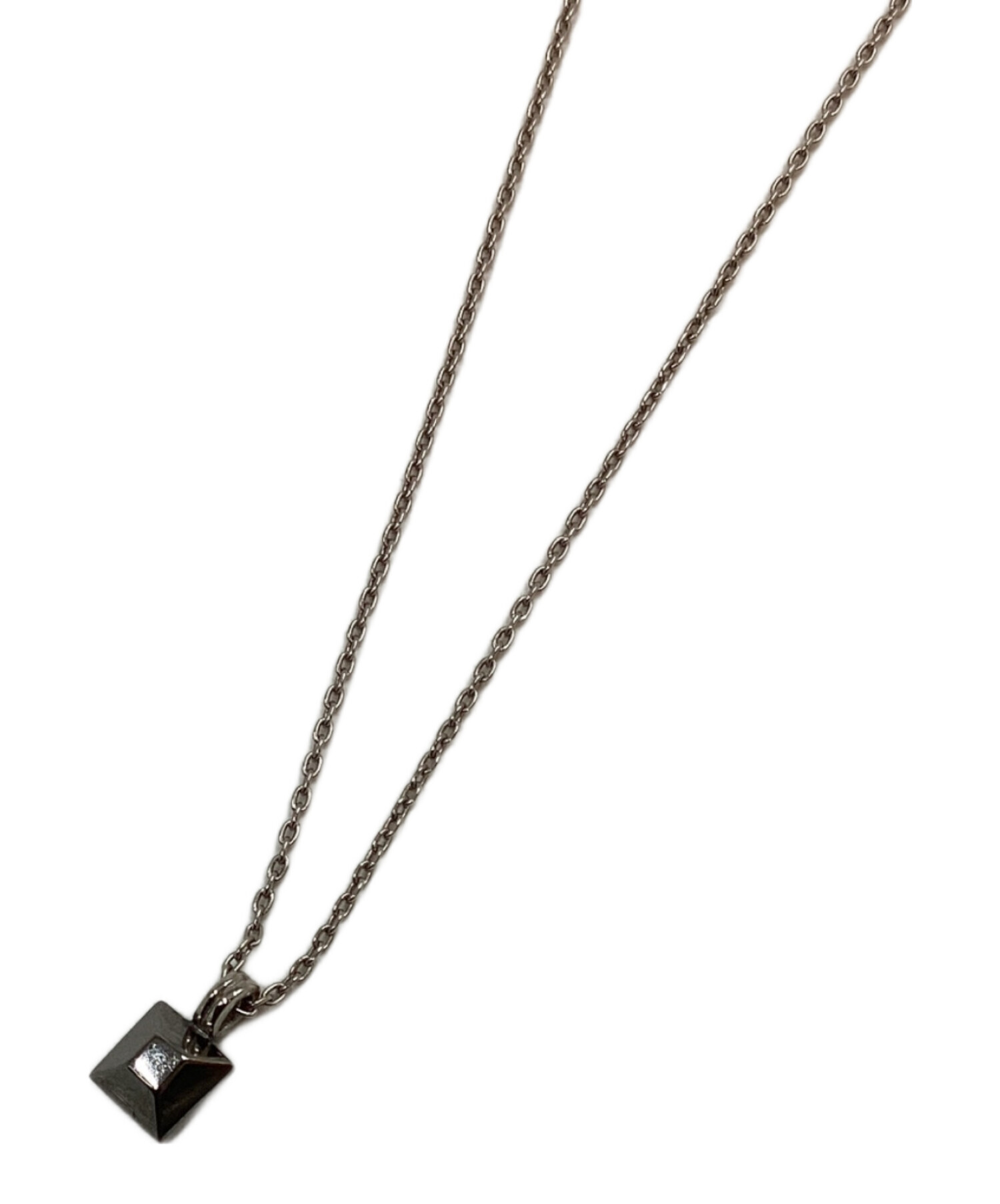 中古・古着通販】ete (エテ) スタッズ ネックレス シルバー｜ブランド