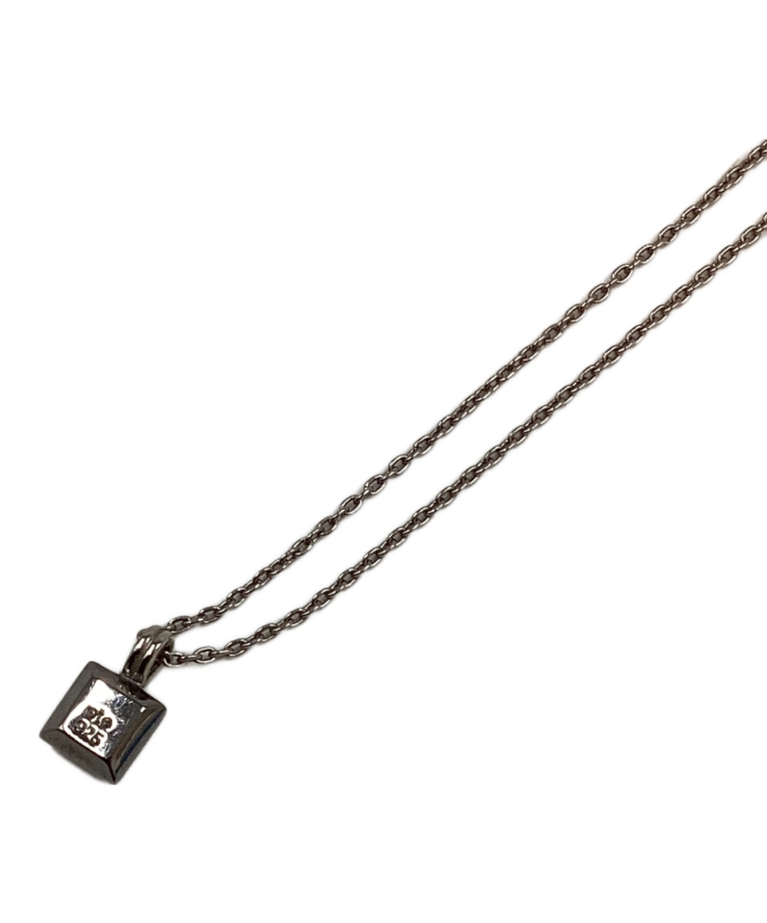 中古・古着通販】ete (エテ) スタッズ ネックレス シルバー｜ブランド 