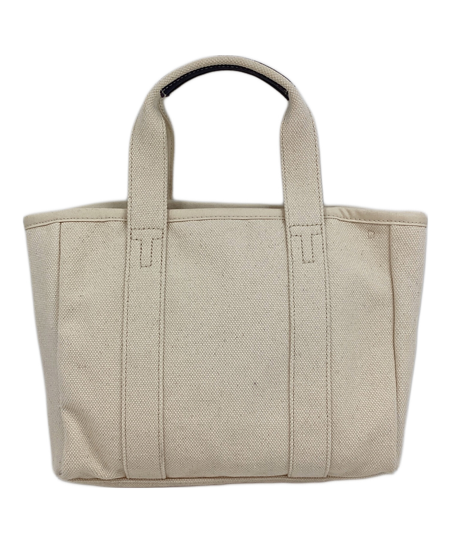 Tory Burch トートバッグ ベージュ 中古・古着通販】TORY BURCH (トリーバーチ) 2WAYキャンバスミニ