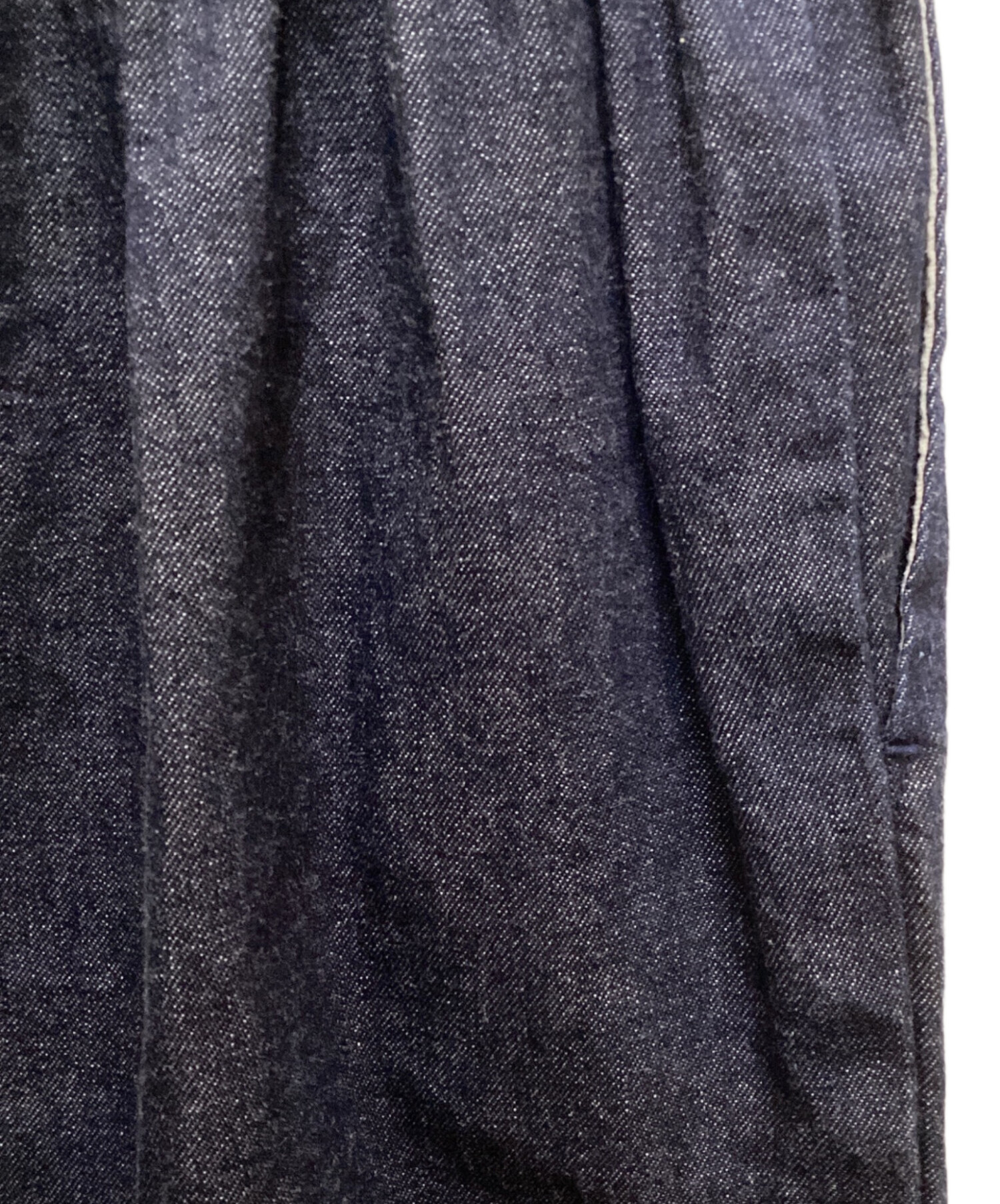 中古・古着通販】mizuiro-ind (ミズイロインド) ワイドイージーデニム