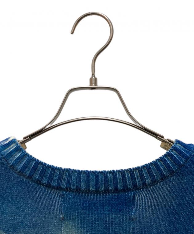 中古・古着通販】DAIRIKU (ダイリク) 18SS Photo Pullover Knit ブルー