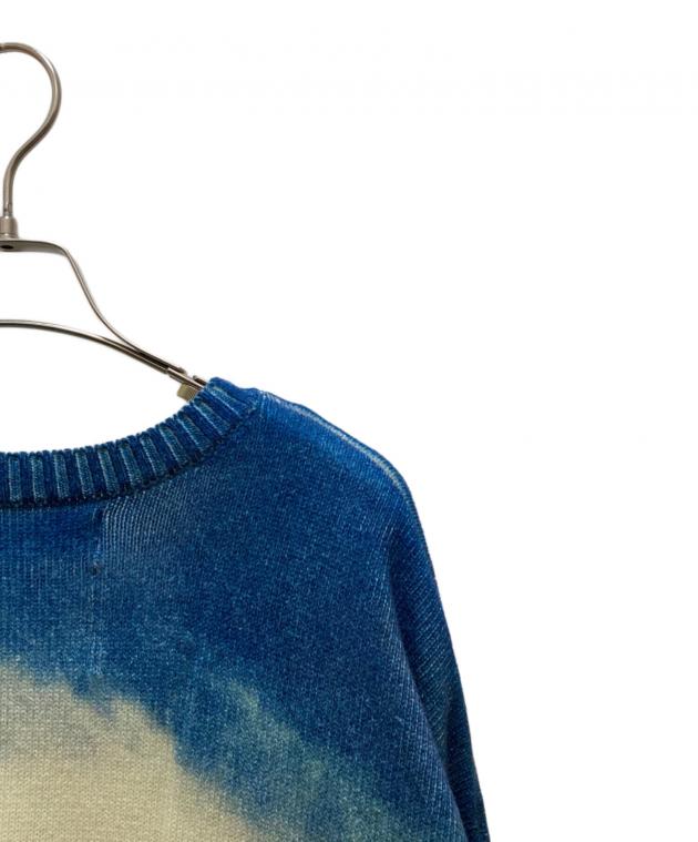 中古・古着通販】DAIRIKU (ダイリク) 18SS Photo Pullover Knit ブルー