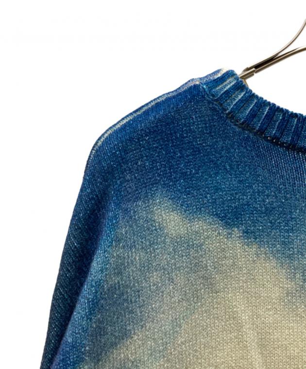 中古・古着通販】DAIRIKU (ダイリク) 18SS Photo Pullover Knit ブルー