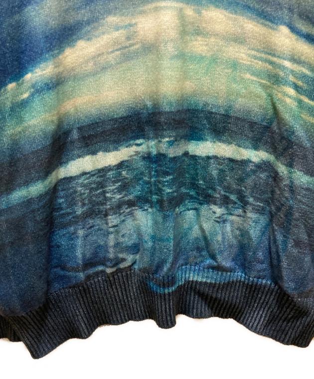 中古・古着通販】DAIRIKU (ダイリク) 18SS Photo Pullover Knit ブルー