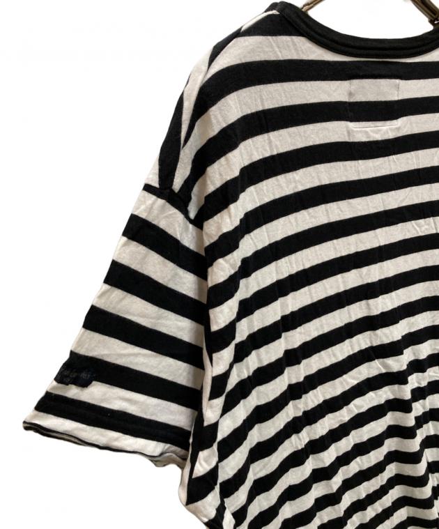 YOHJI YAMAMOTO REGULATION ボーダー ロンT カットソー 中古・古着通販】REGULATION Yohji Yamamoto MEN (レギュレーション
