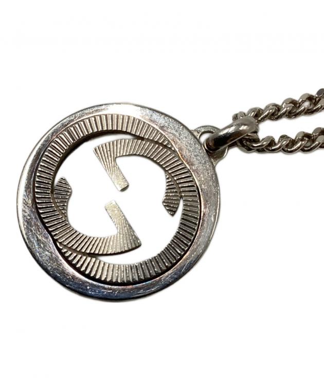 中古・古着通販】GUCCI (グッチ) GGロゴネックレス シルバー｜ブランド