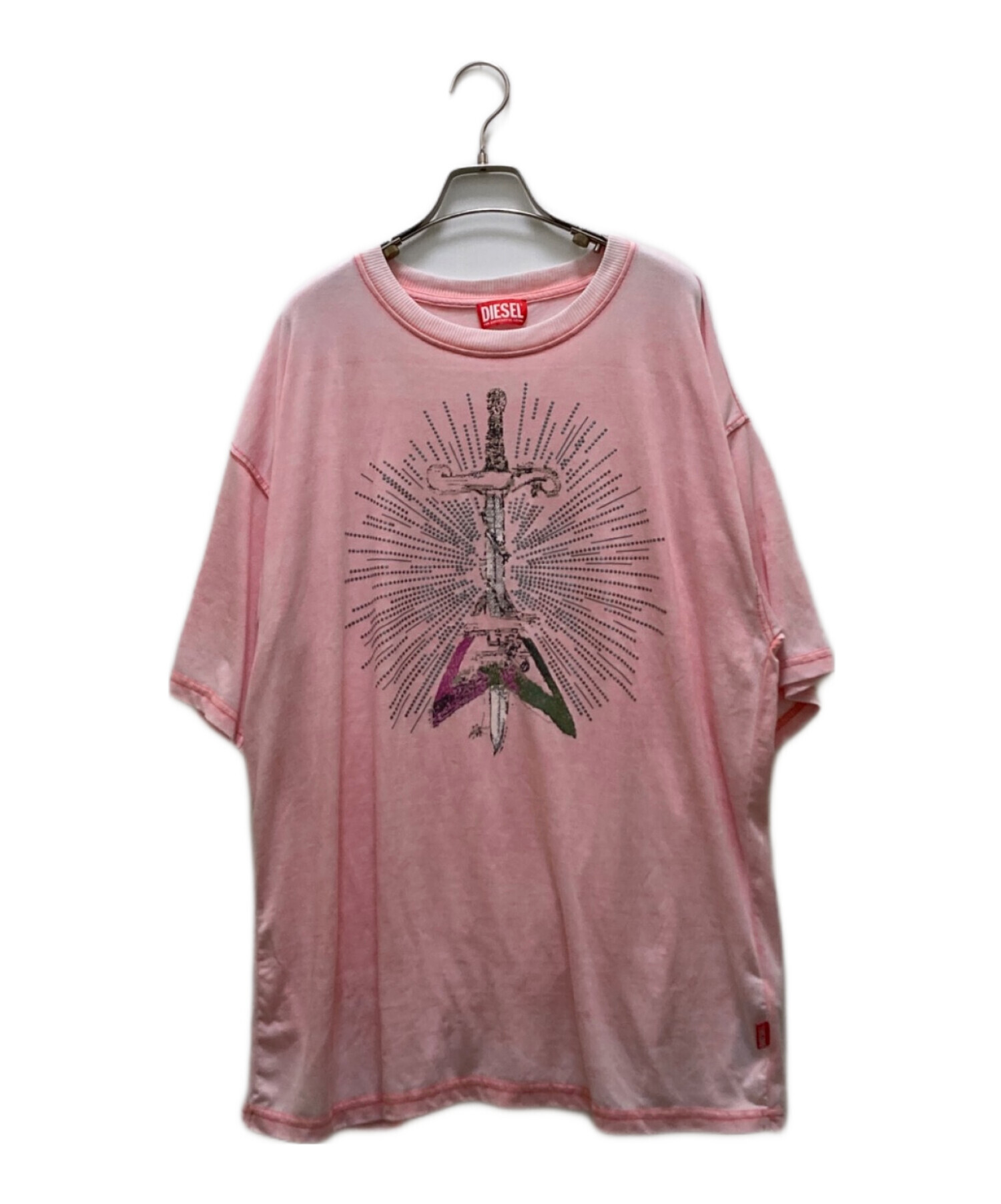中古・古着通販】DIESEL (ディーゼル) T-boxt-t18 ピンク サイズ:L