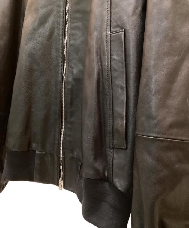 中古・古着通販】ssstein (シュタイン) Leather Zip Short Jacket