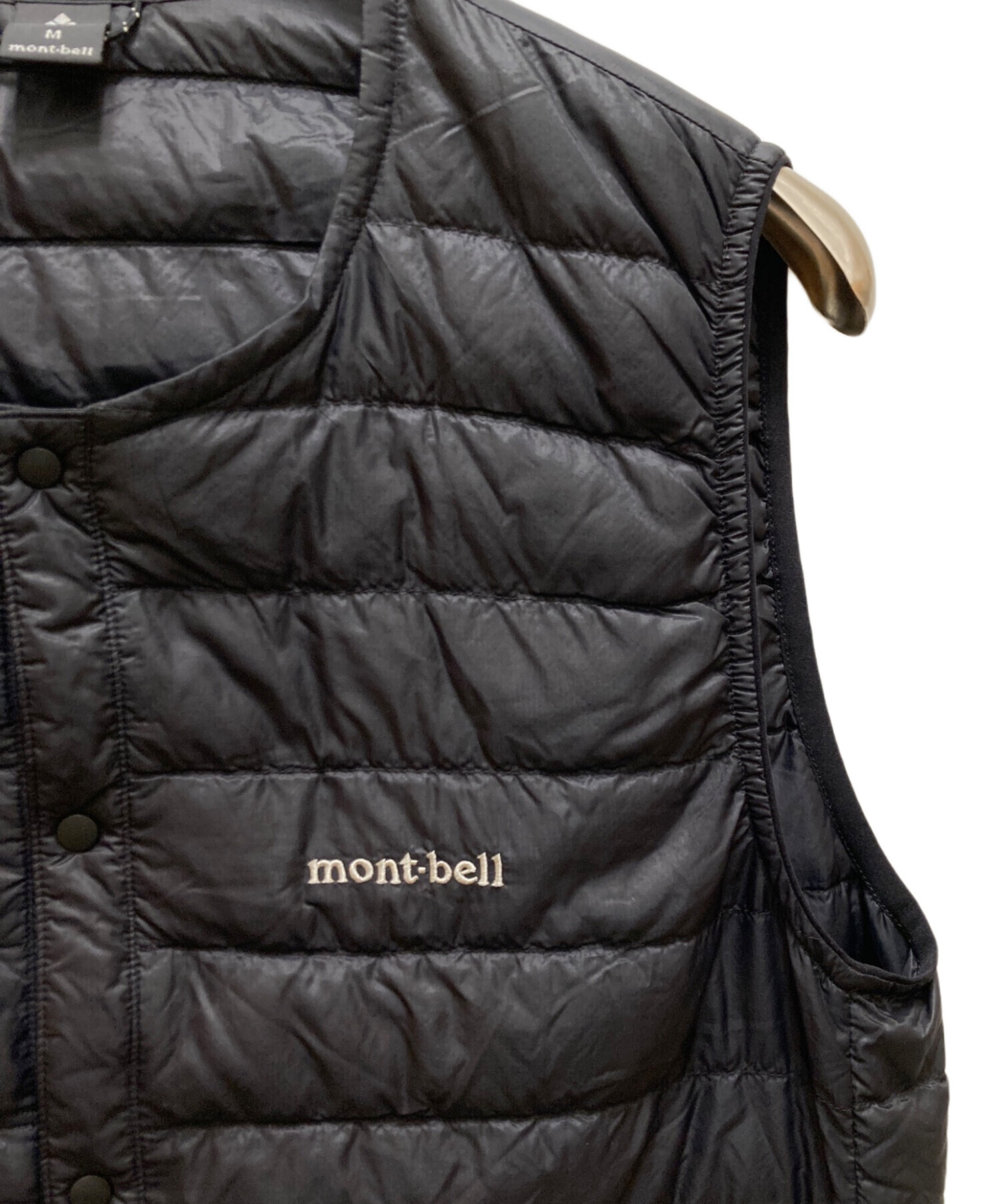 old mont-bell Mダウンベスト 90s 中古・古着通販】mont-bell (モンベル) ダウンベスト ブラック サイズ