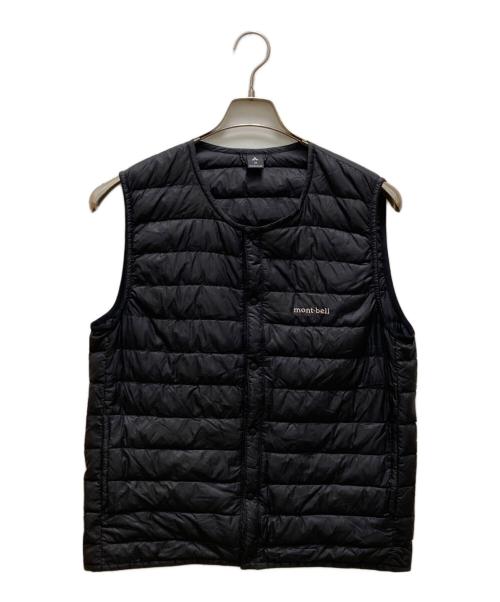 mont-bell ダウンベスト 黒 Vネック Mサイズ 中古 中古・古着通販】mont-bell (モンベル) ダウンベスト ブラック サイズ