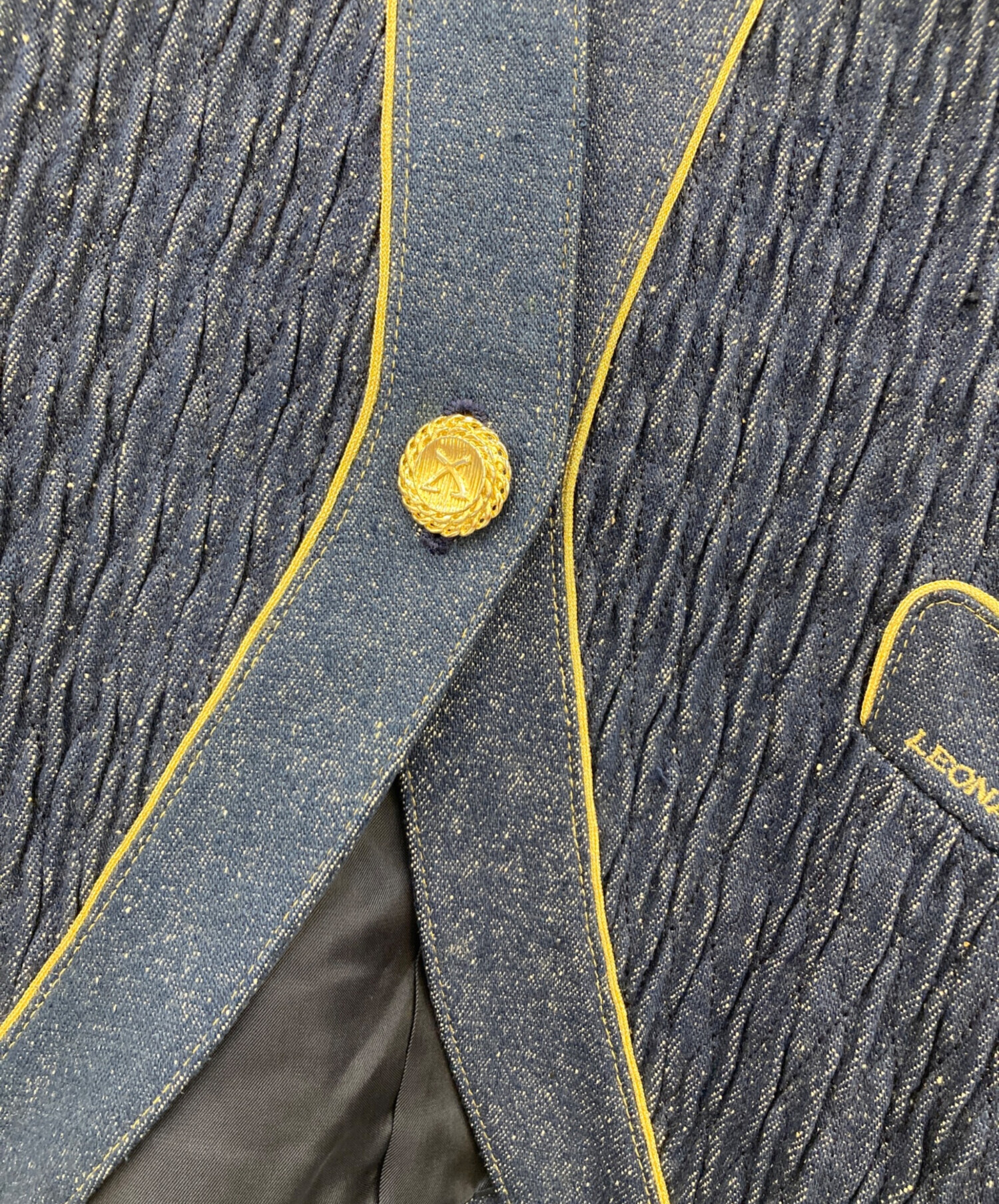 中古・古着通販】LEONARD (レオナール) デニムテーラードジャケット