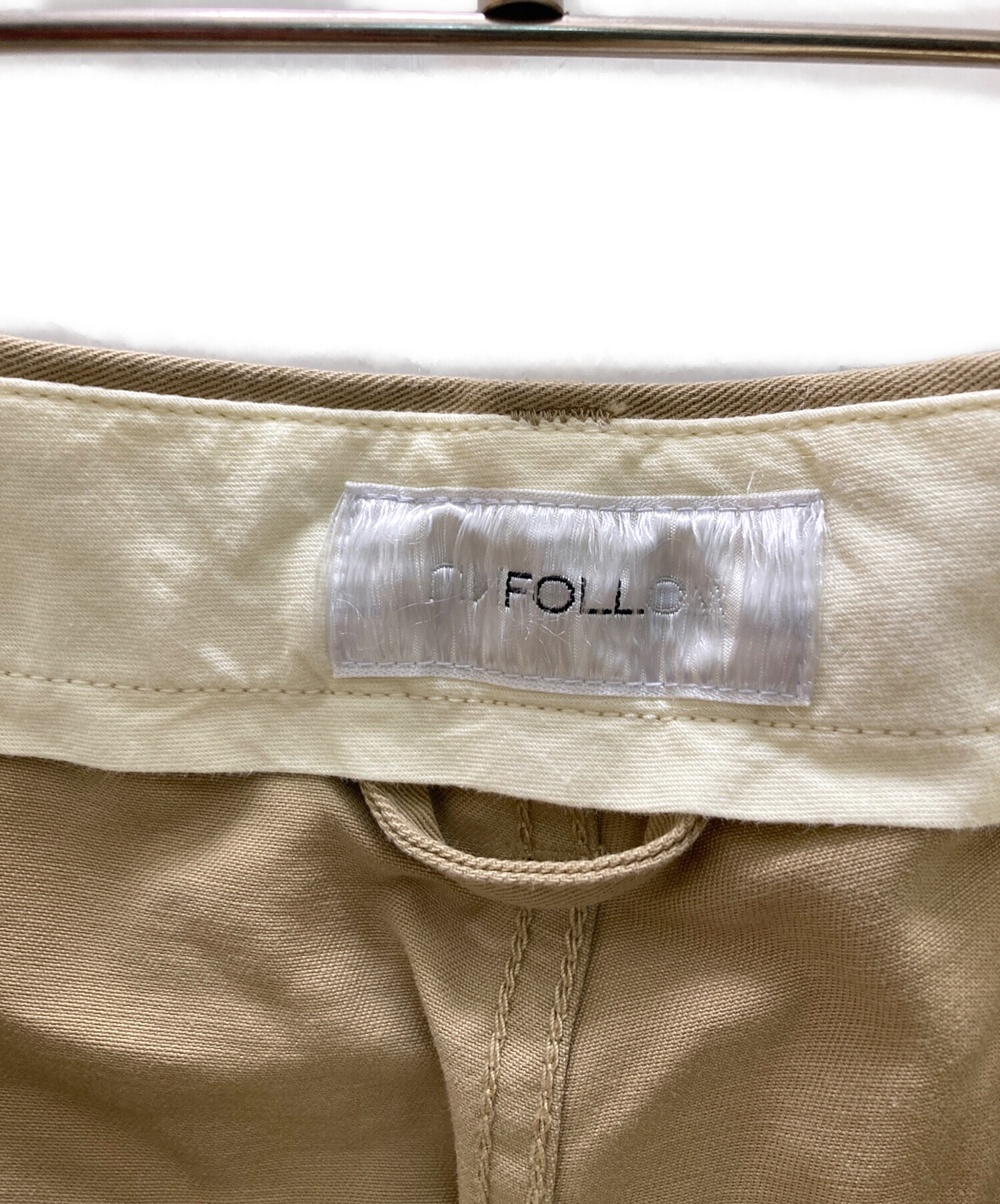 中古・古着通販】Foll (フォル) チノパンツ ベージュ サイズ:2