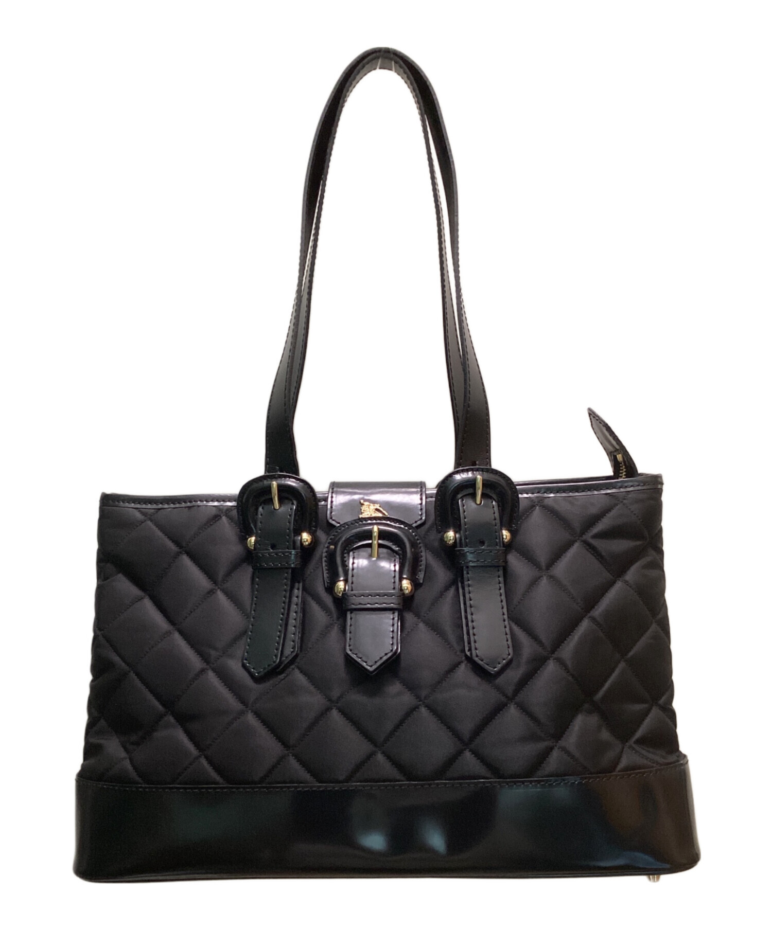 バッグBURBERRY BURBERRY ブラック トートバッグ バーバリー ブラック