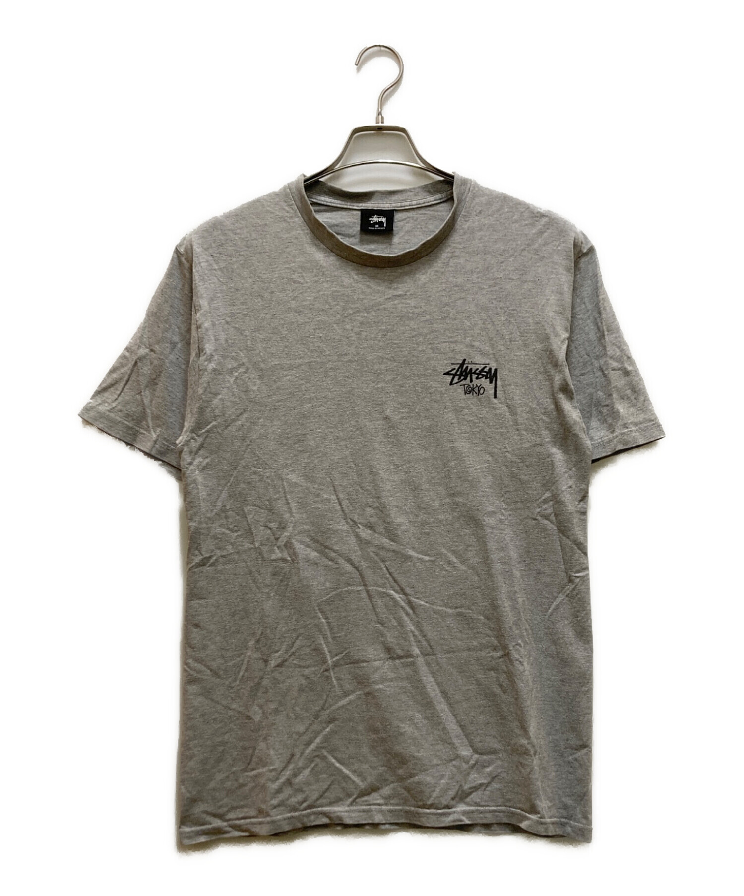 中古・古着通販】stussy (ステューシー) バックロゴTシャツ グレー 