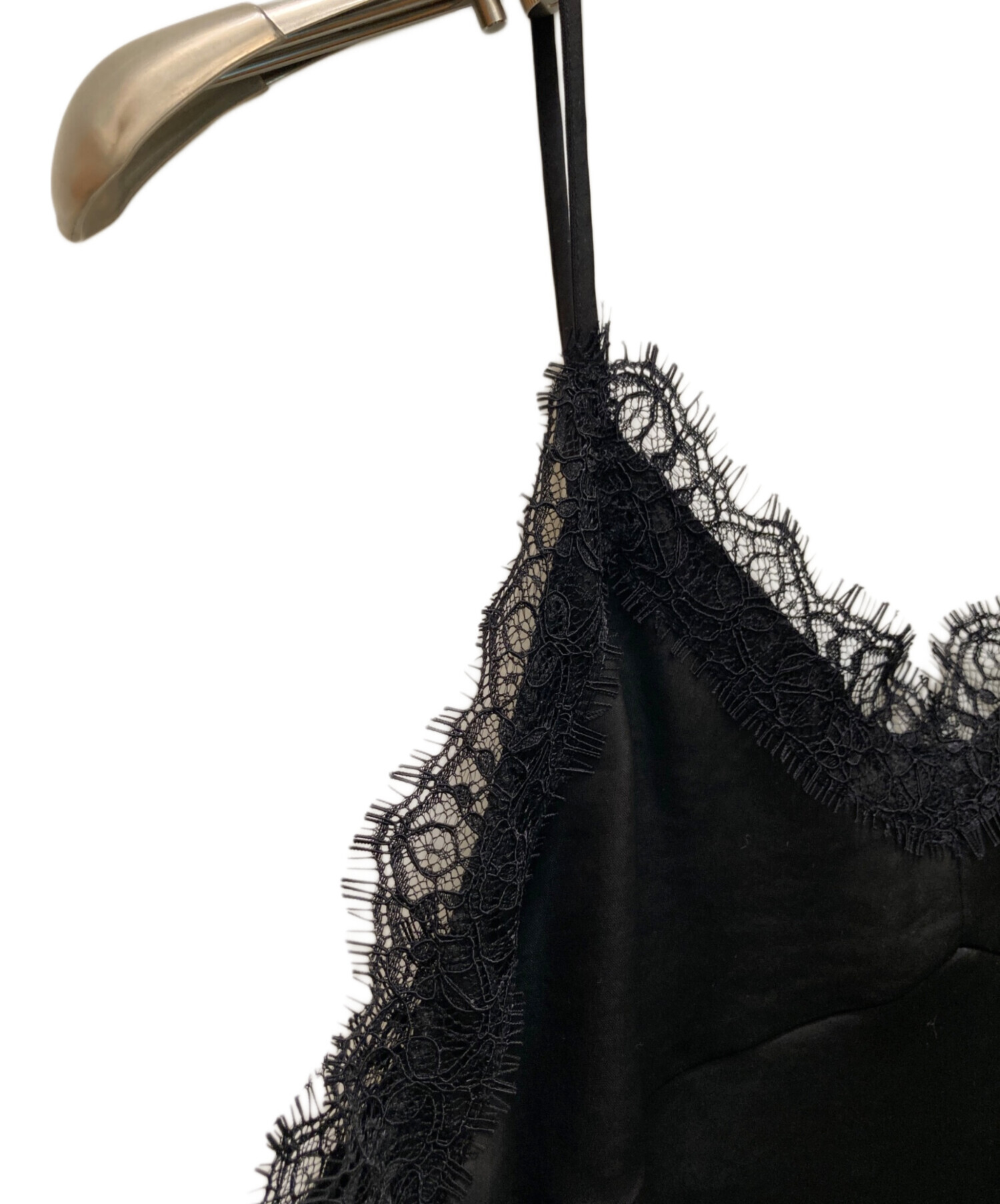 中古・古着通販】Loungedress (ラウンジドレス) レースキャミ ブラック