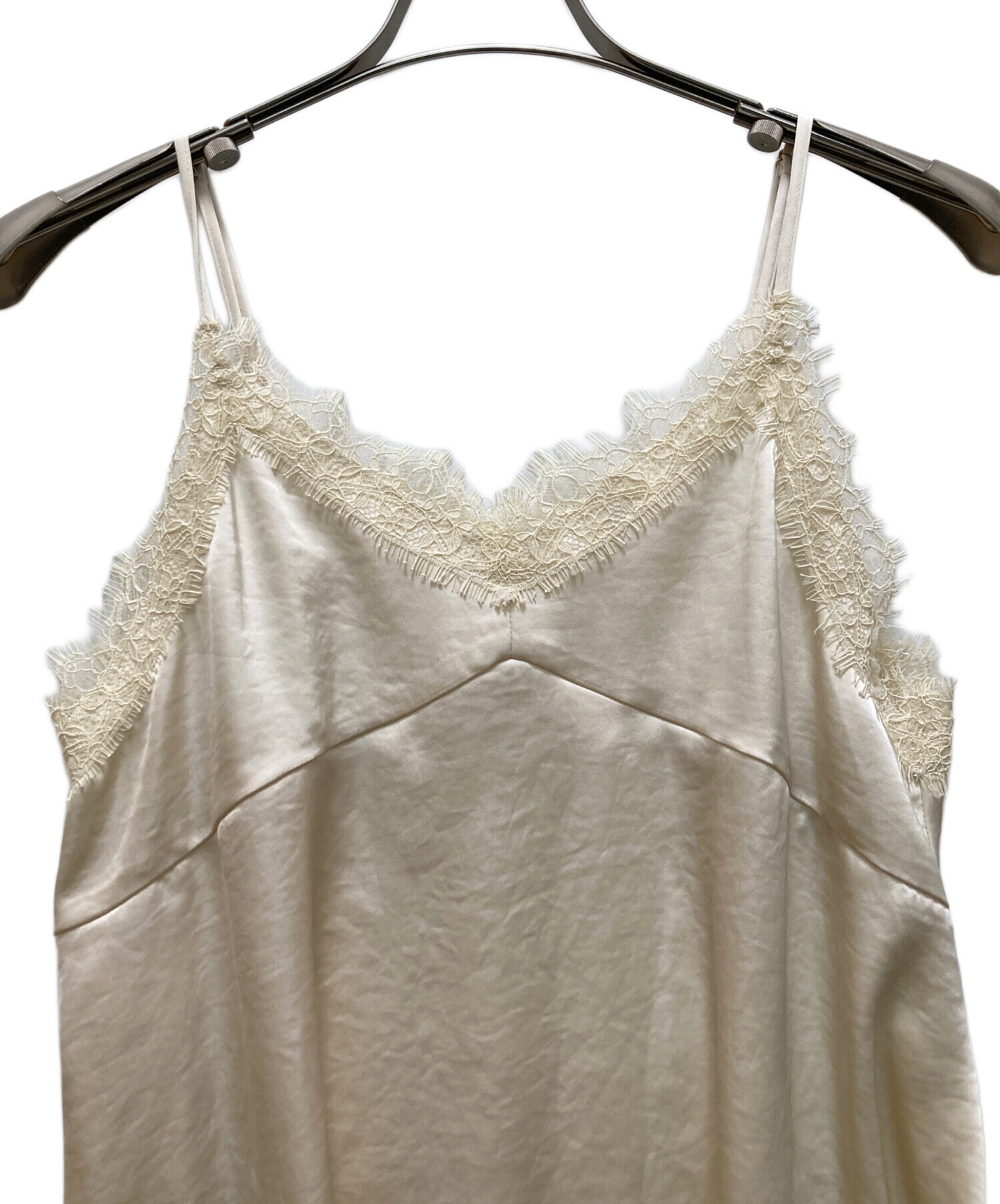 中古・古着通販】Loungedress (ラウンジドレス) レースキャミ ベージュ