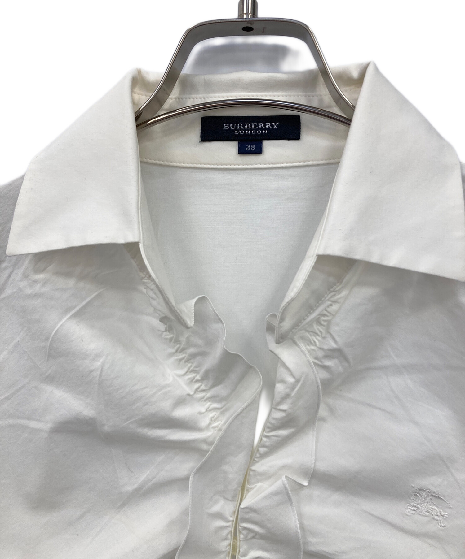 中古・古着通販】BURBERRY LONDON (バーバリーロンドン) フリルシャツ