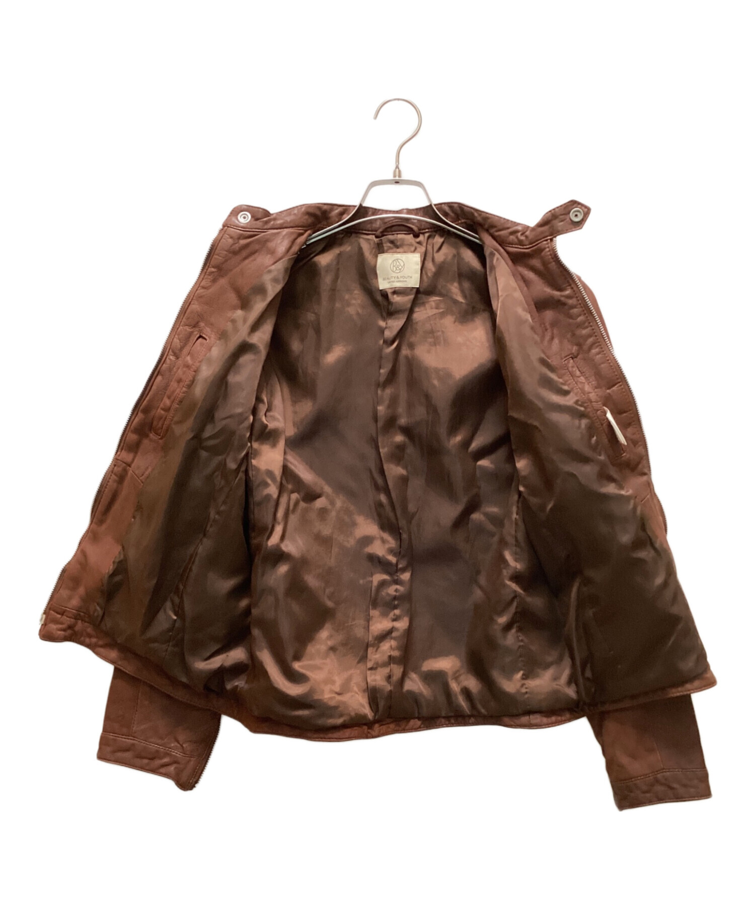 中古・古着通販】BEAUTY&YOUTH (ビューティーアンドユース) ラムレザ