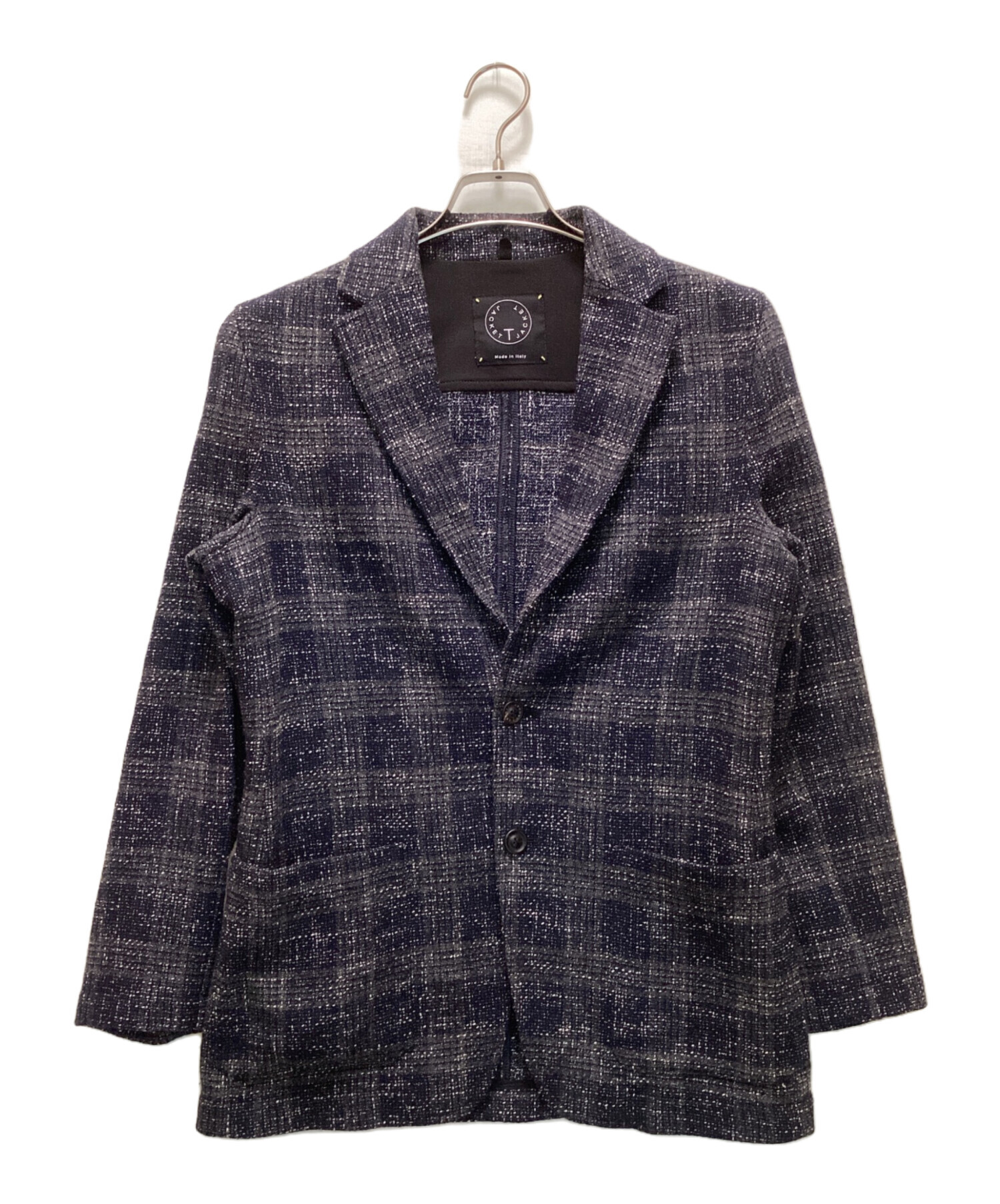 中古・古着通販】T-JACKET (ティージャケット) 2Bチェックテーラード 