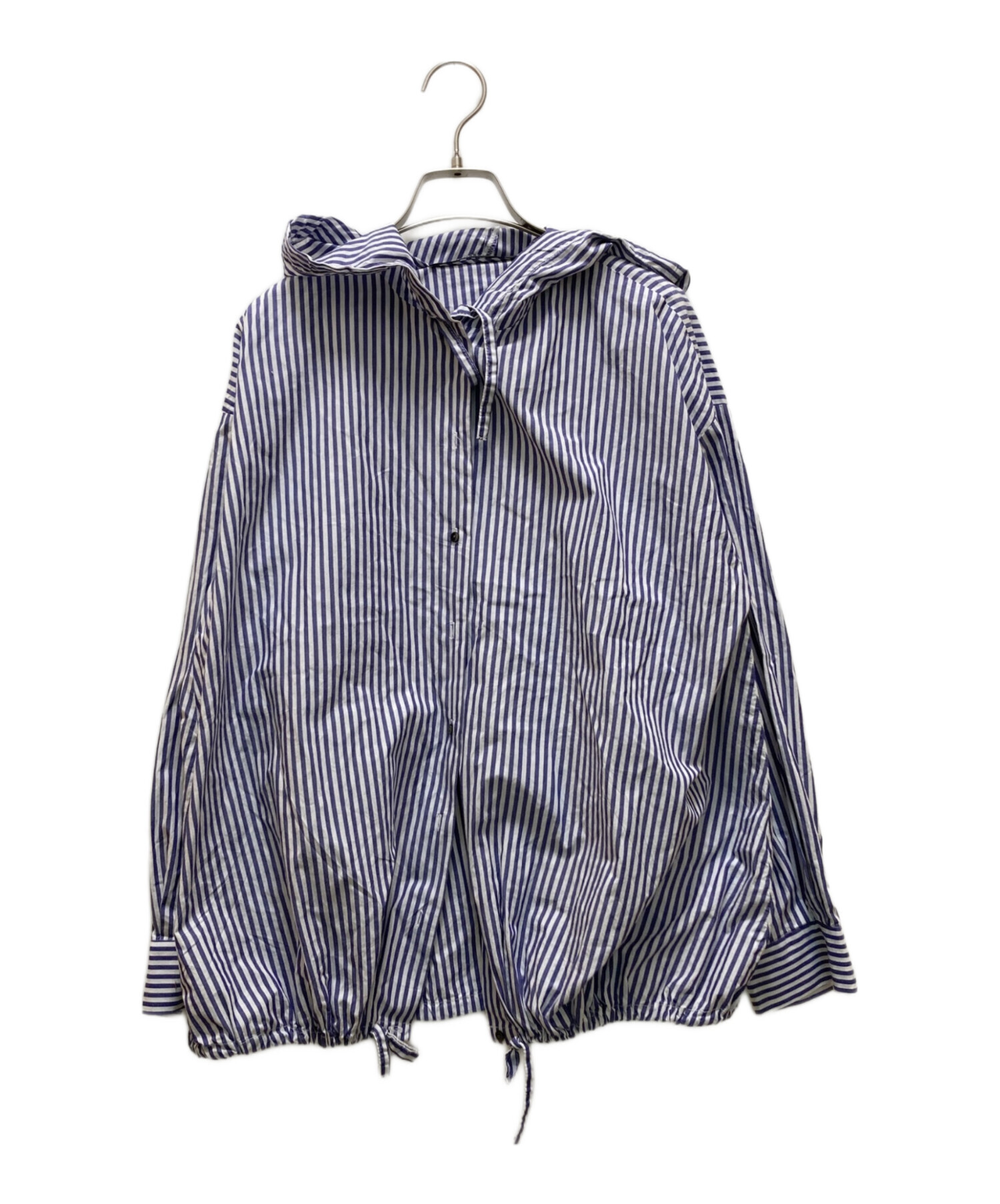 中古・古着通販】mizuiro-ind (ミズイロインド) ストライプシャツ 