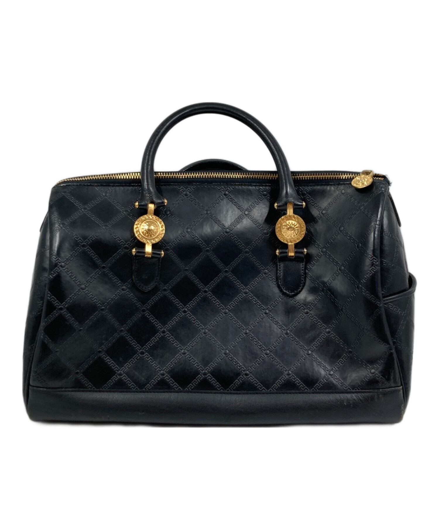 中古・古着通販】VERSACE (ヴェルサーチェ) サンバースト PVC×レザー