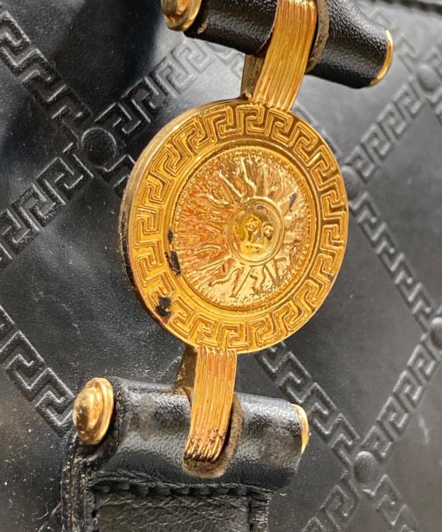 中古・古着通販】VERSACE (ヴェルサーチェ) サンバースト PVC×レザー
