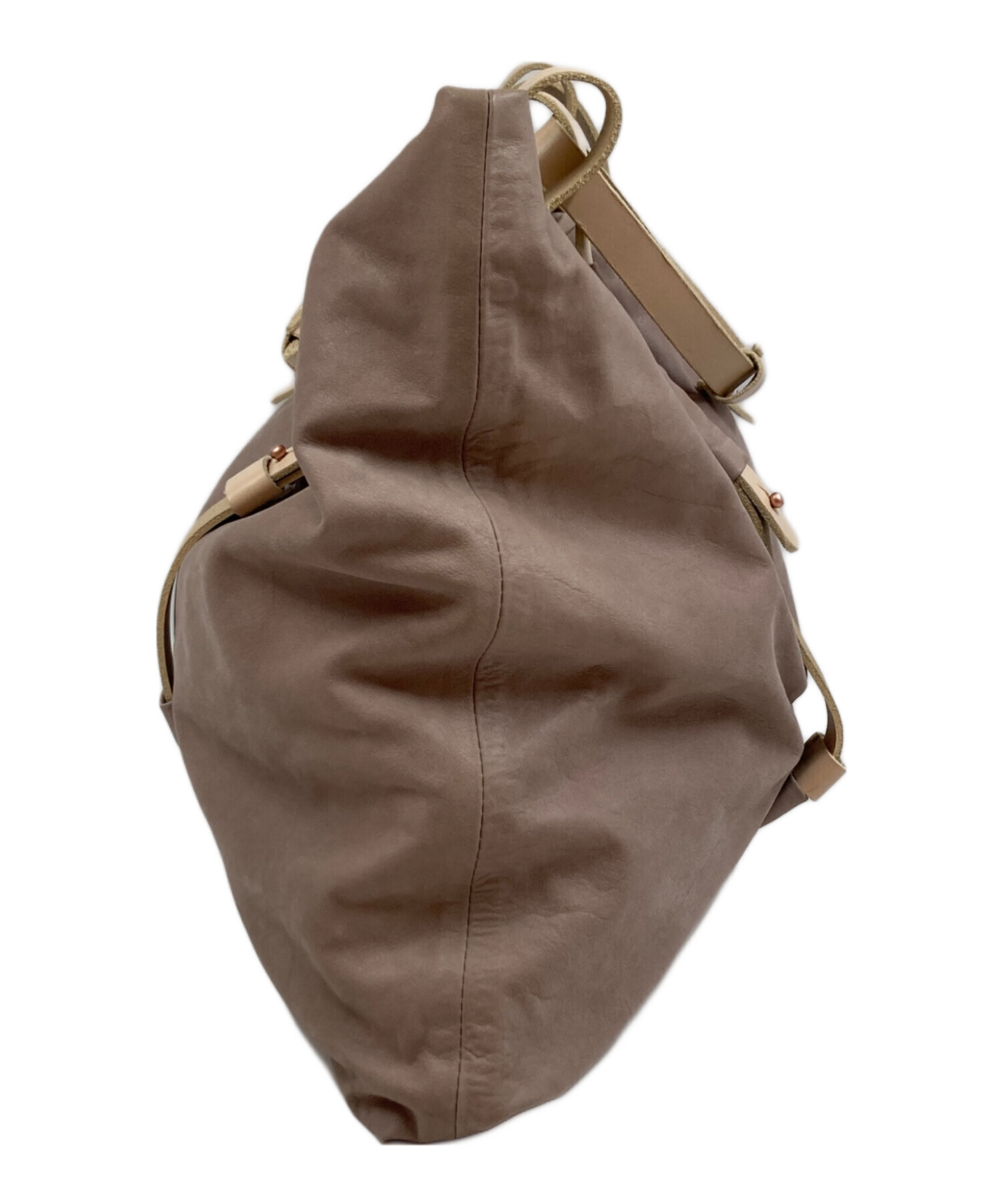中古・古着通販】repetto (レペット) レザートートバッグ ベージュ 