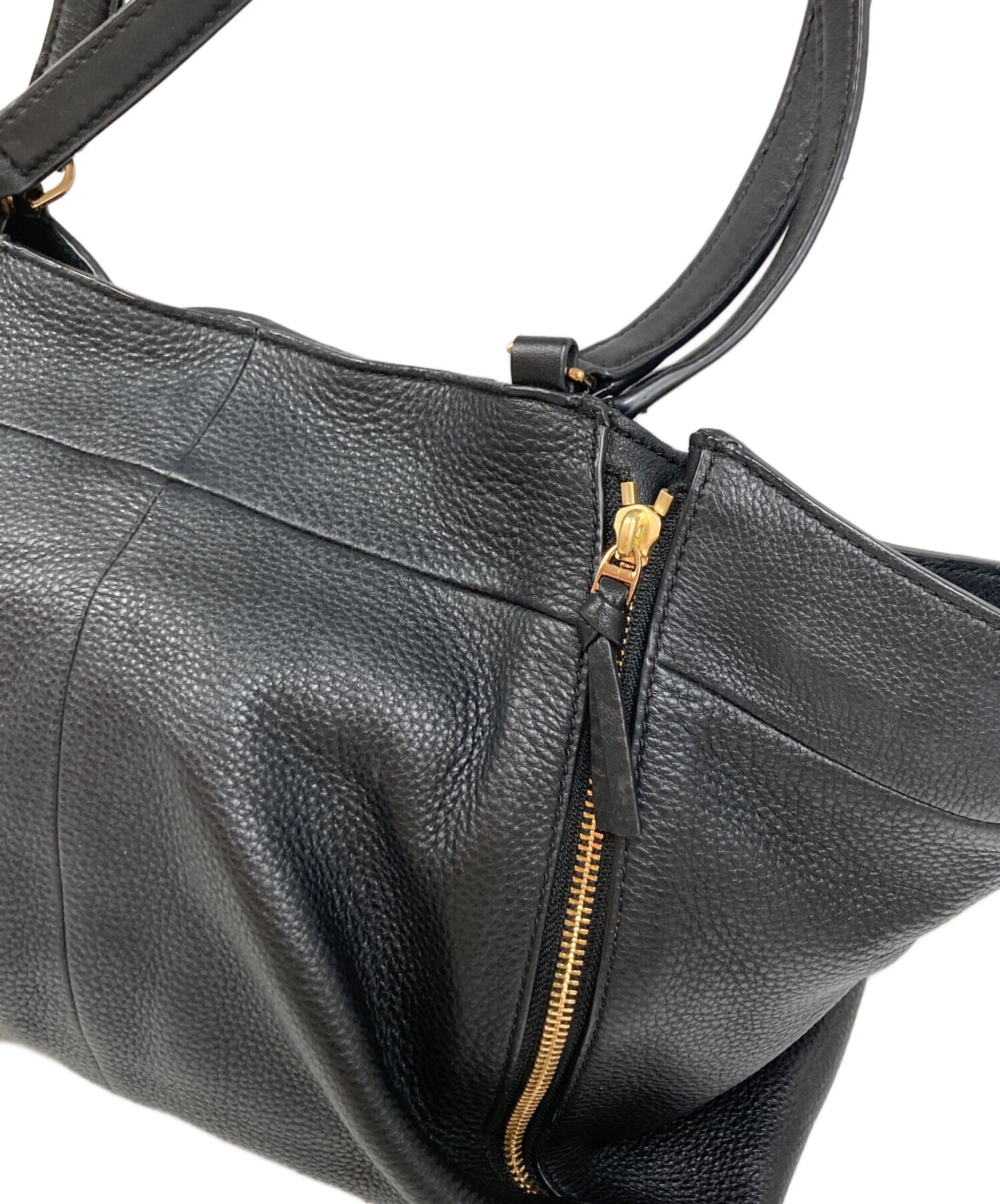 中古・古着通販】TORY BURCH (トリーバーチ) ジップデザインレザー