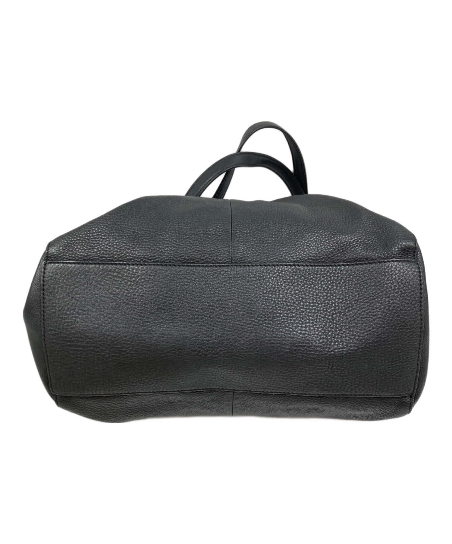 本物 トリーバーチ レザートート ブラック ヨコ約40cm USED TORY BURCH 札幌市東区 新道東店 本物 トリーバーチ レザートート ブラック ヨコ約40cm USED TORY BURCH