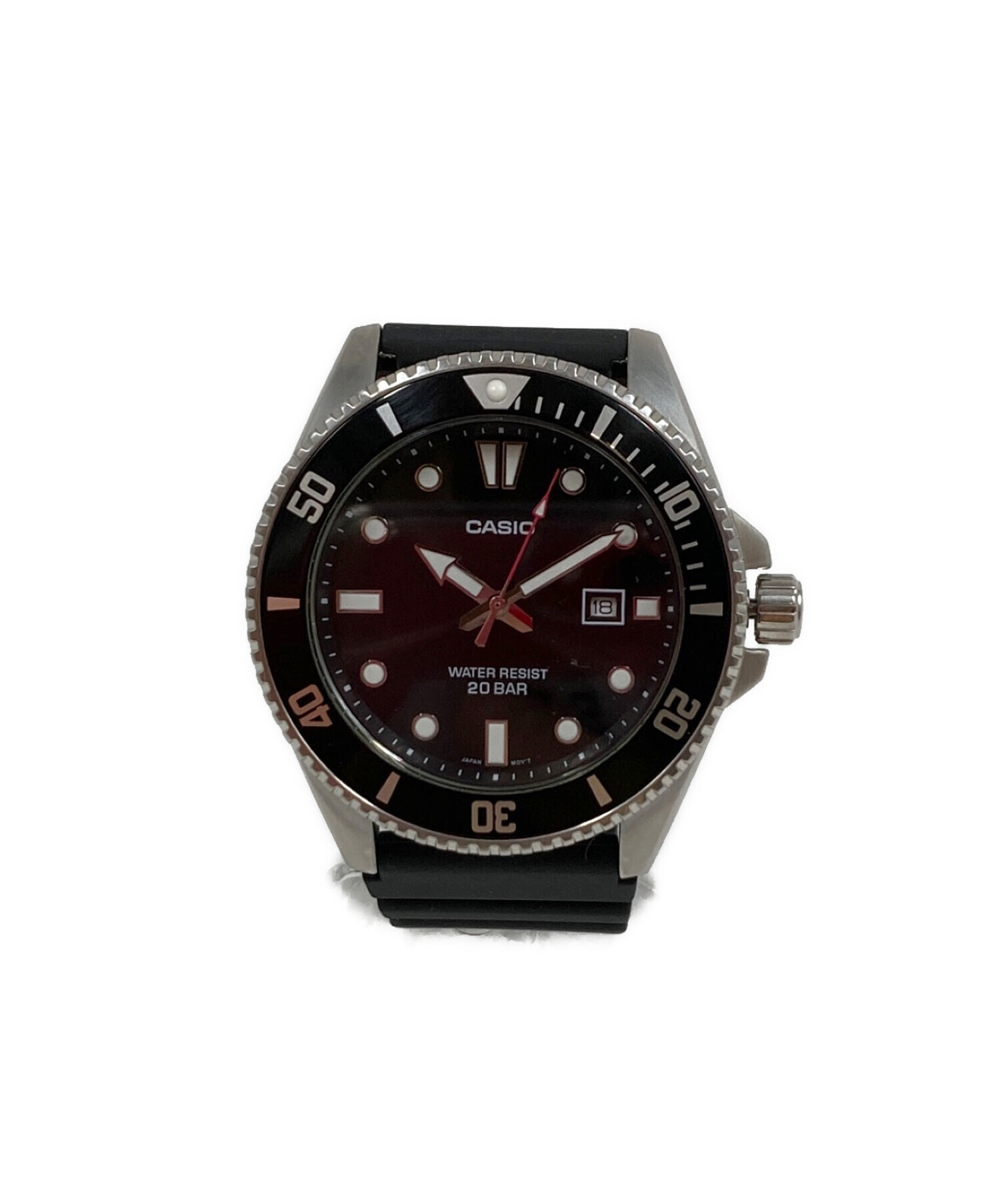 中古・古着通販】CASIO (カシオ) ダイバーズウォッチ ブラック