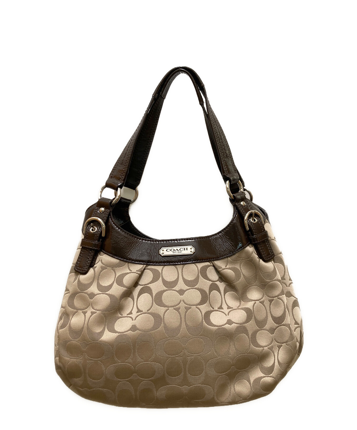 中古・古着通販】COACH (コーチ) トートバッグ ベージュ｜ブランド