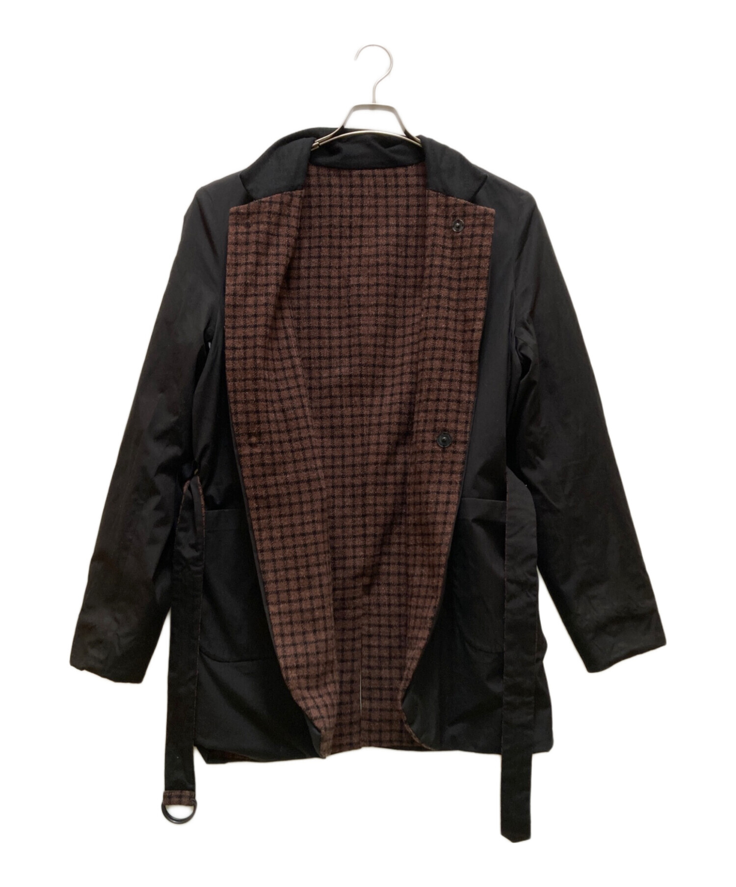 中古・古着通販】SUNSEA (サンシー) リバーシブルネットワークチェック