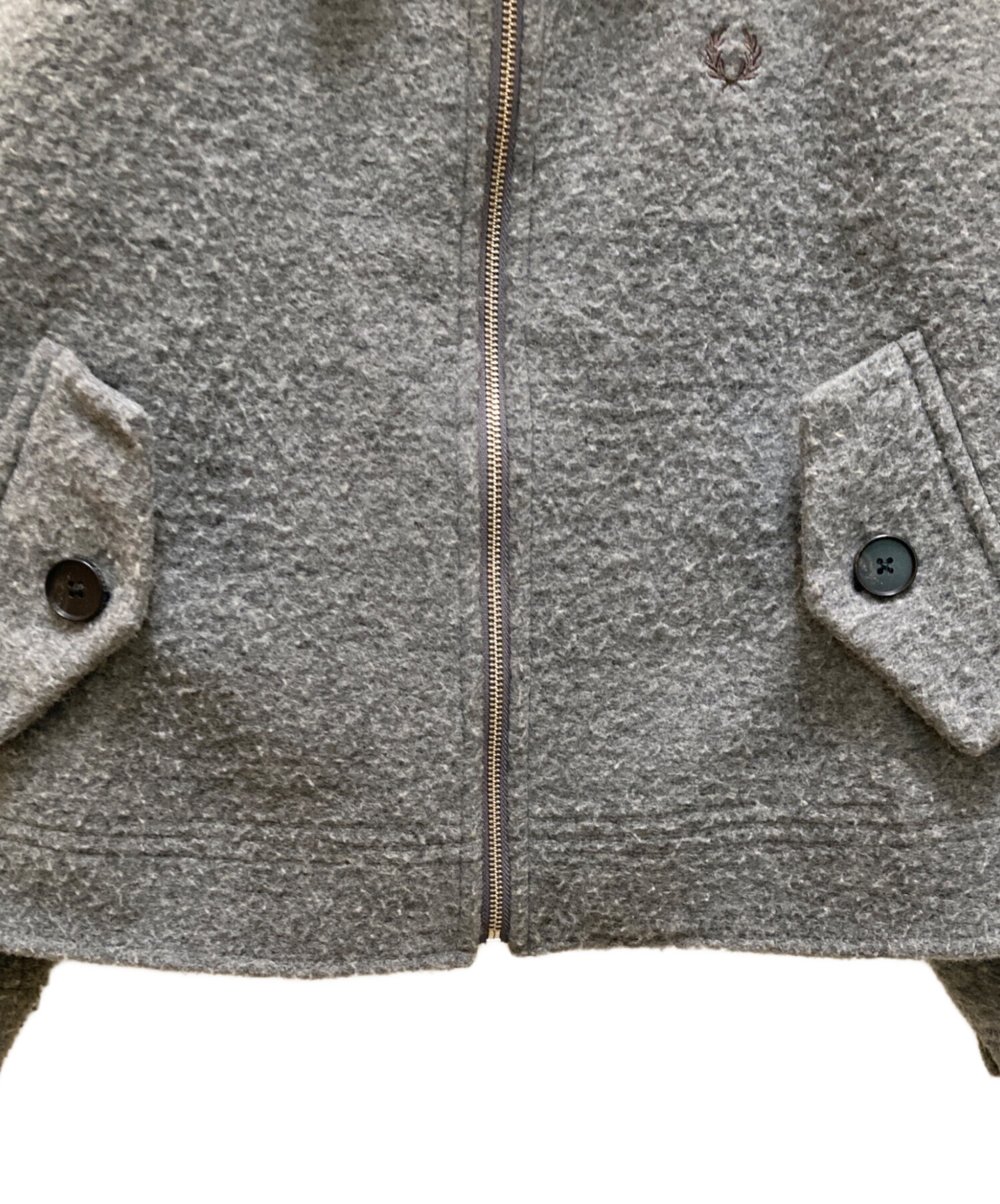 中古・古着通販】FRED PERRY (フレッドペリー) ウール混 キャバン