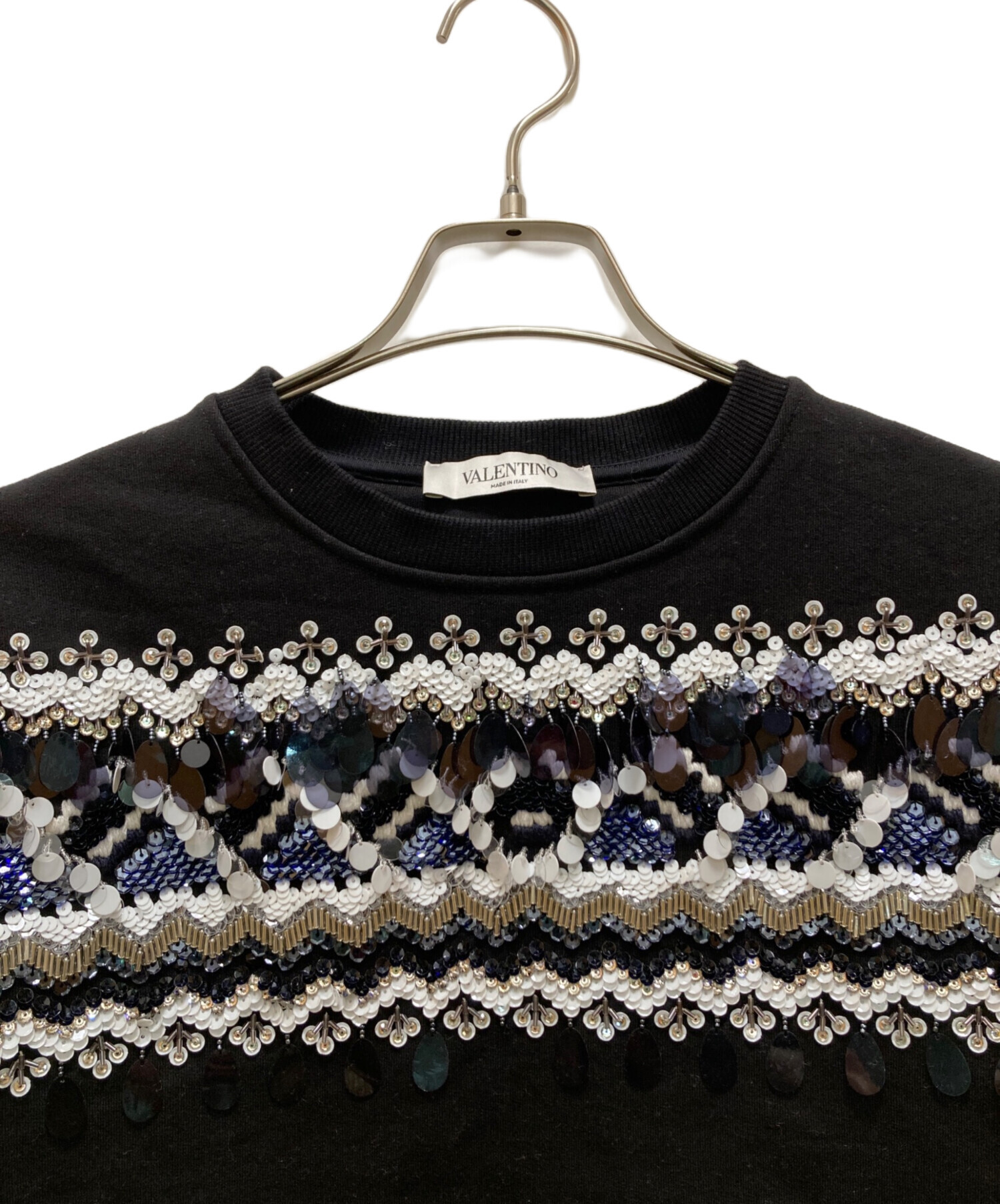中古・古着通販】VALENTINO (ヴァレンティノ) スパンコールロゴ 