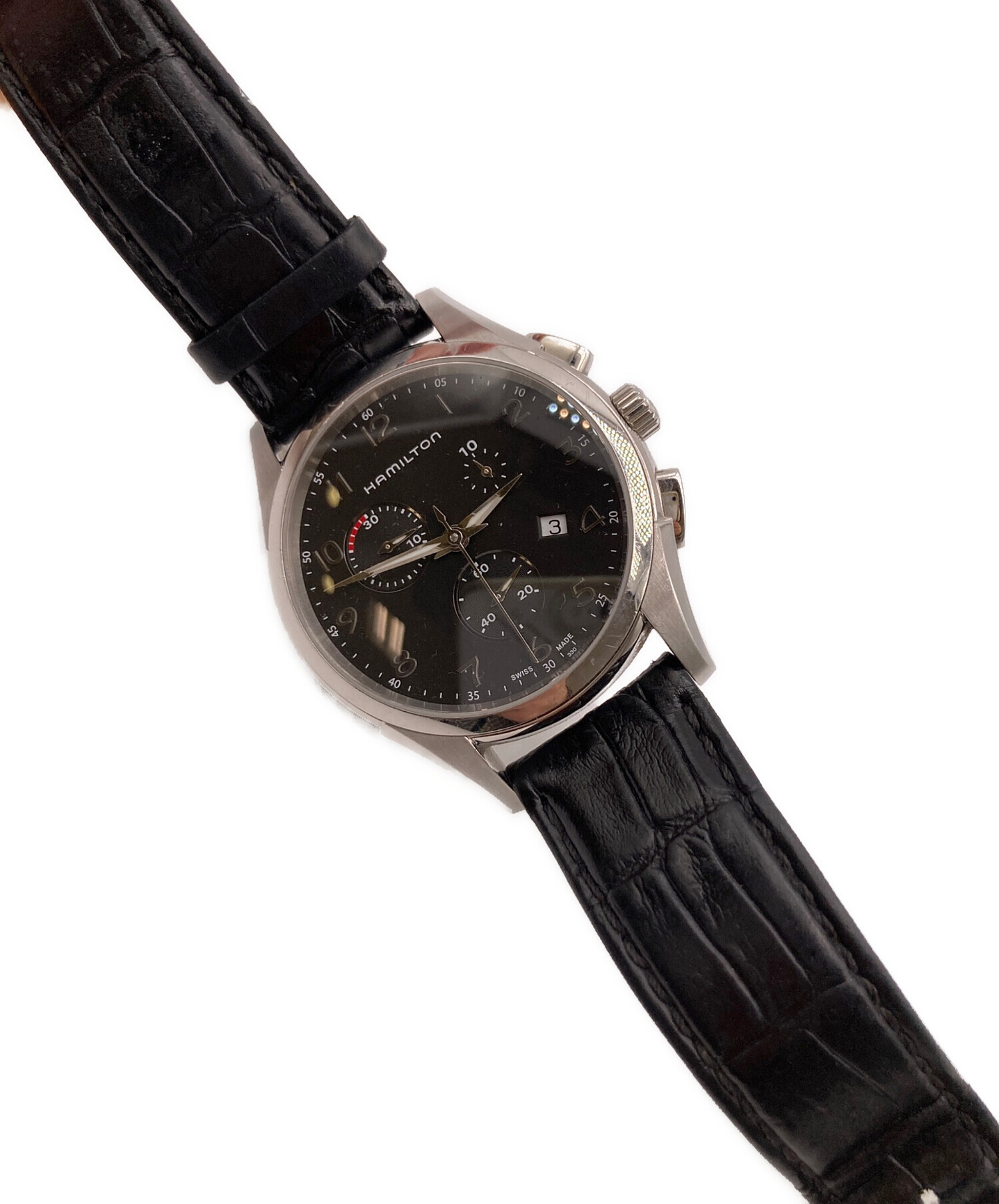 中古・古着通販】HAMILTON (ハミルトン) リストウォッチ ブラック