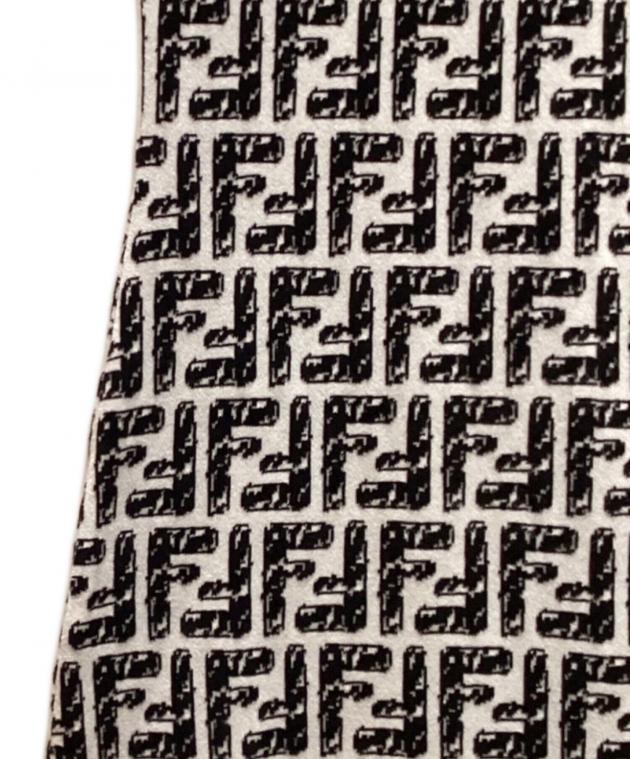 中古・古着通販】FENDI (フェンディ) ズッカ柄半袖ニットワンピース