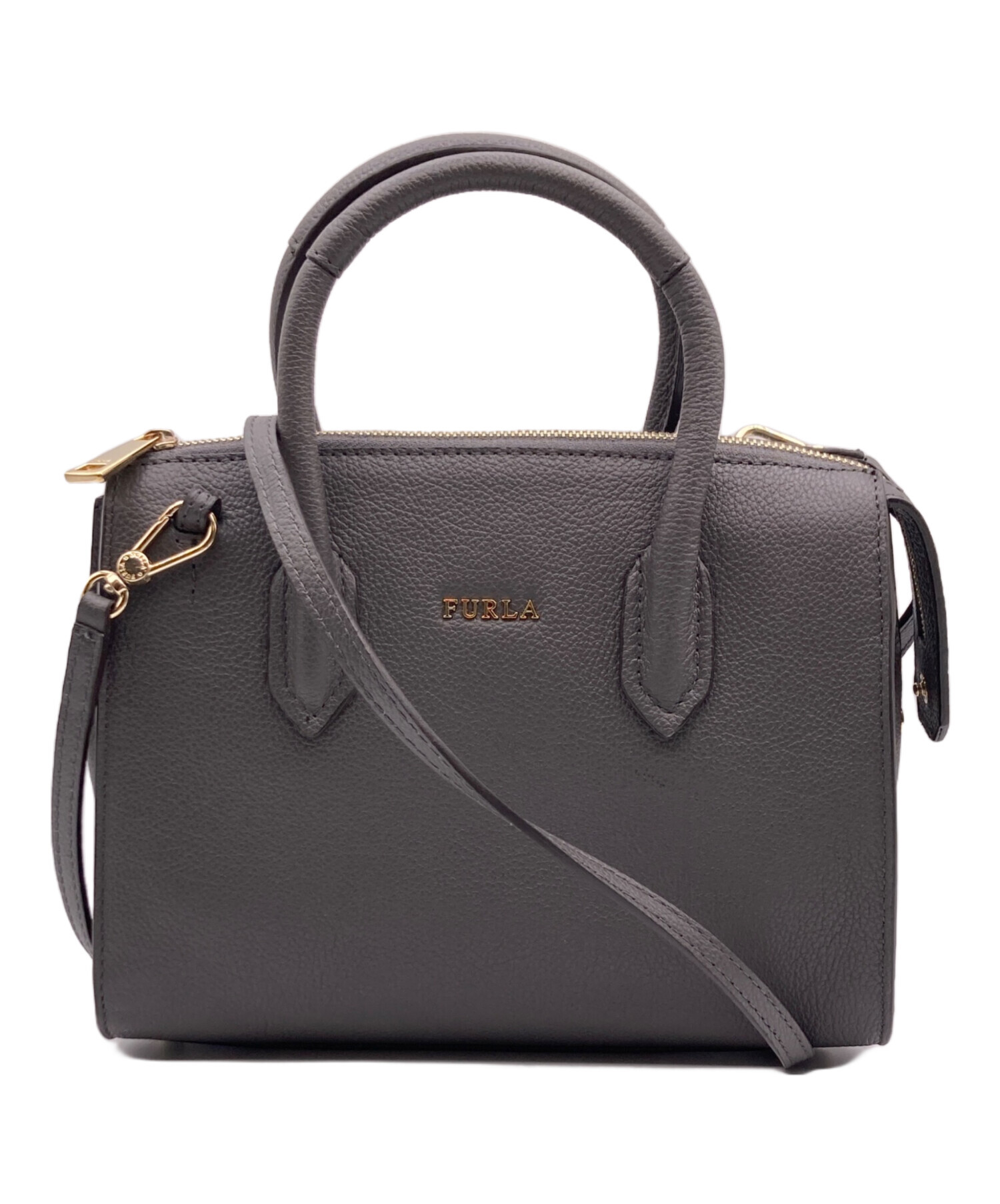 中古・古着通販】FURLA (フルラ) 2WAYショルダーバッグ グレー 