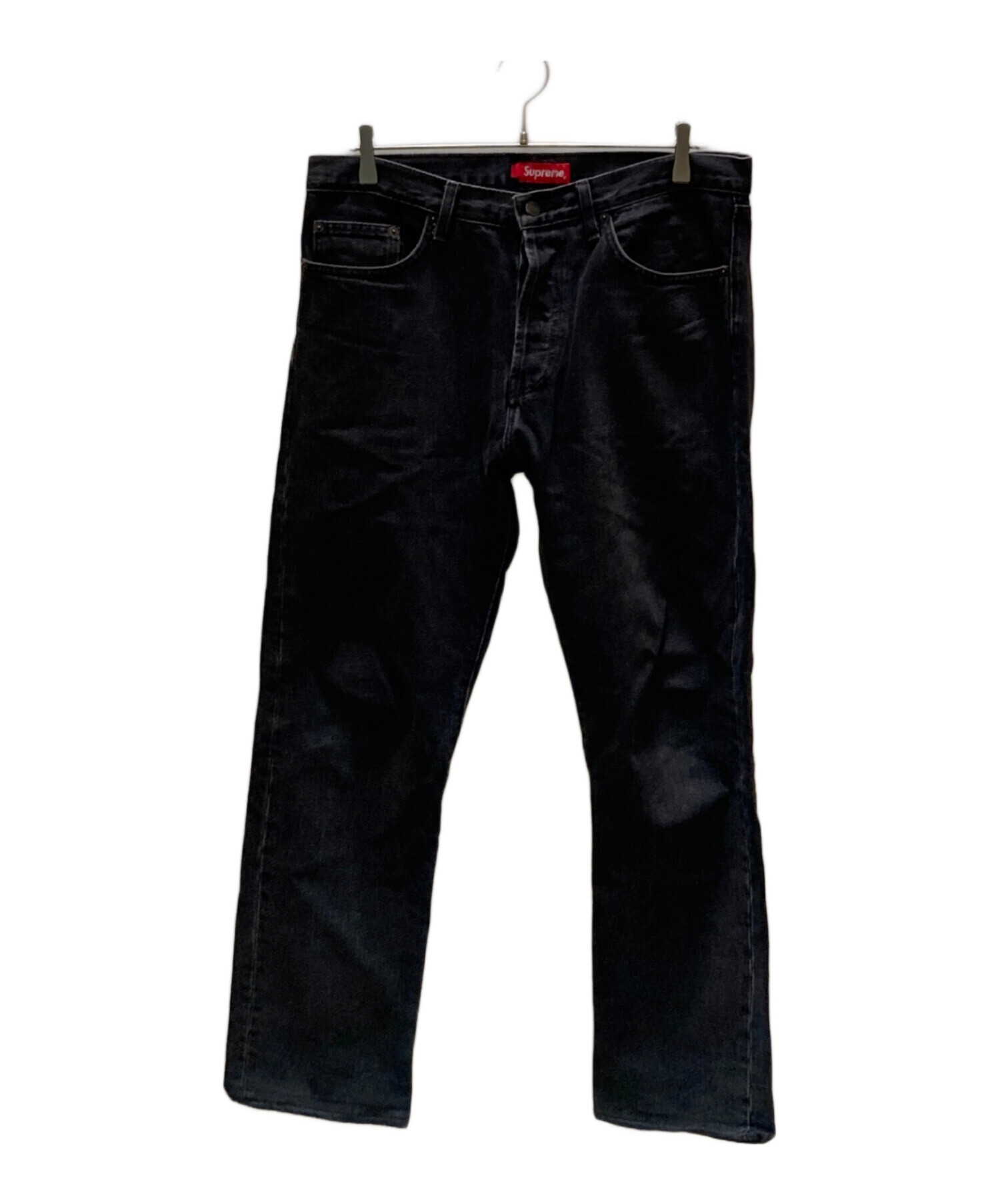 中古・古着通販】SUPREME (シュプリーム) ブラックデニムパンツ 