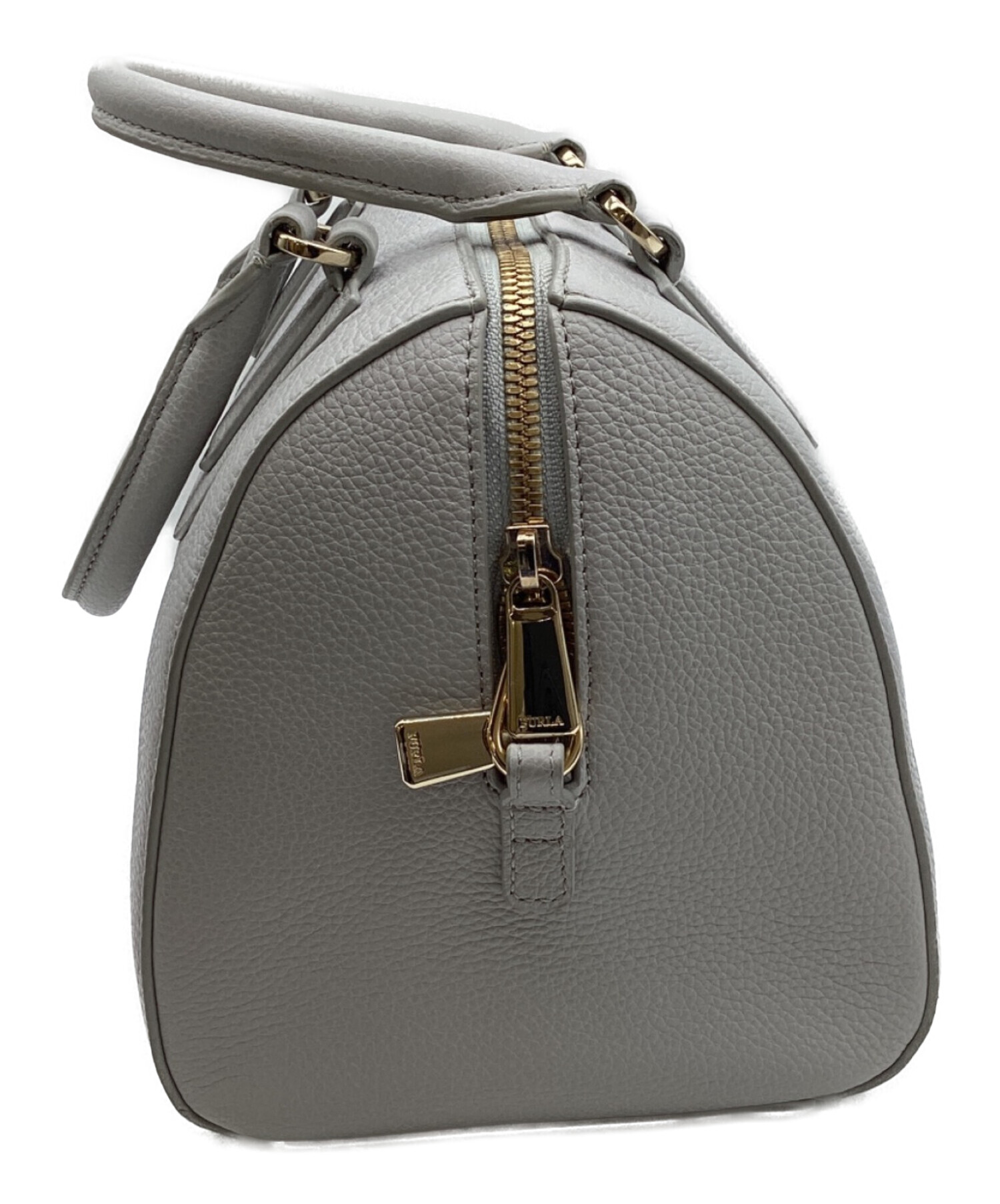 中古・古着通販】FURLA (フルラ) 2WAYミニボストンバッグ ライトグレー