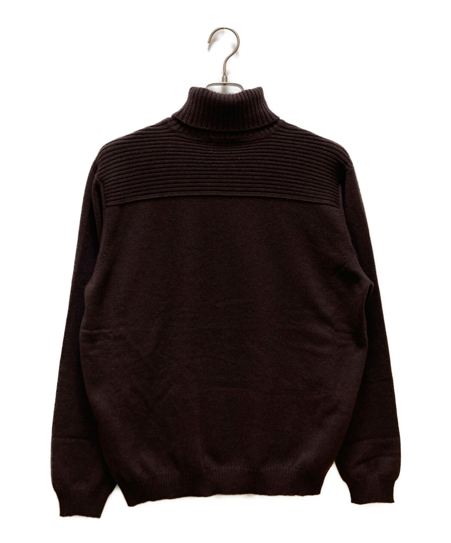 malo カシミヤ100% タートルネック ニット アイボリー 50 中古・古着通販】MALO (マーロ) カシミヤタートルネックニット