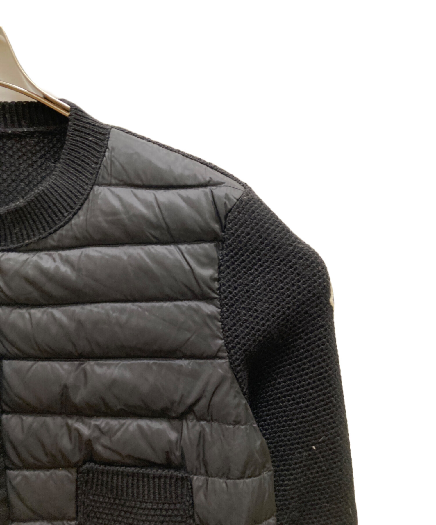 中古・古着通販】MONCLER (モンクレール) ニット切り替えダウン