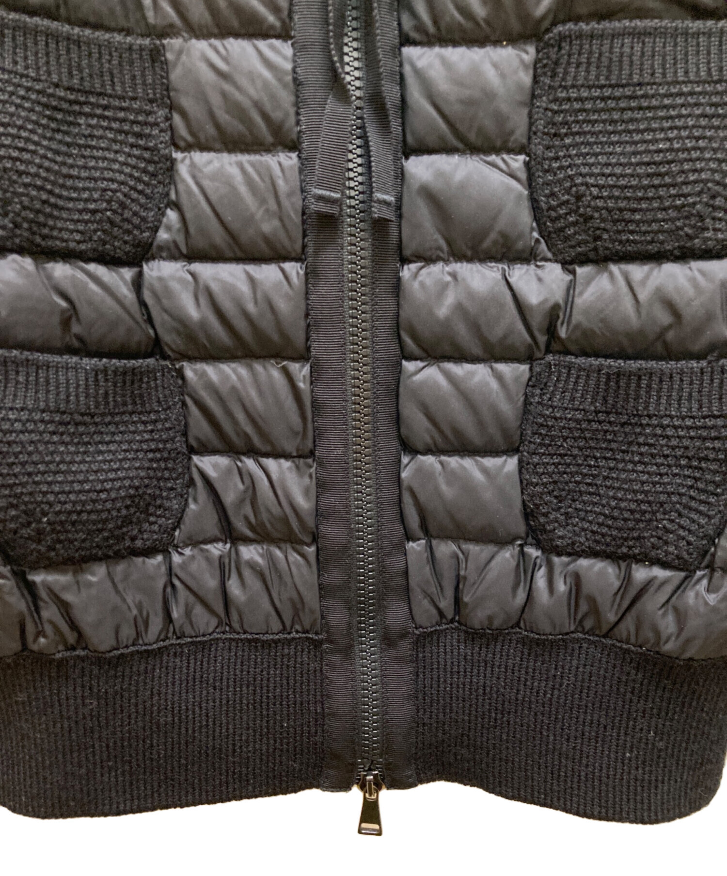 中古・古着通販】MONCLER (モンクレール) ニット切り替えダウン