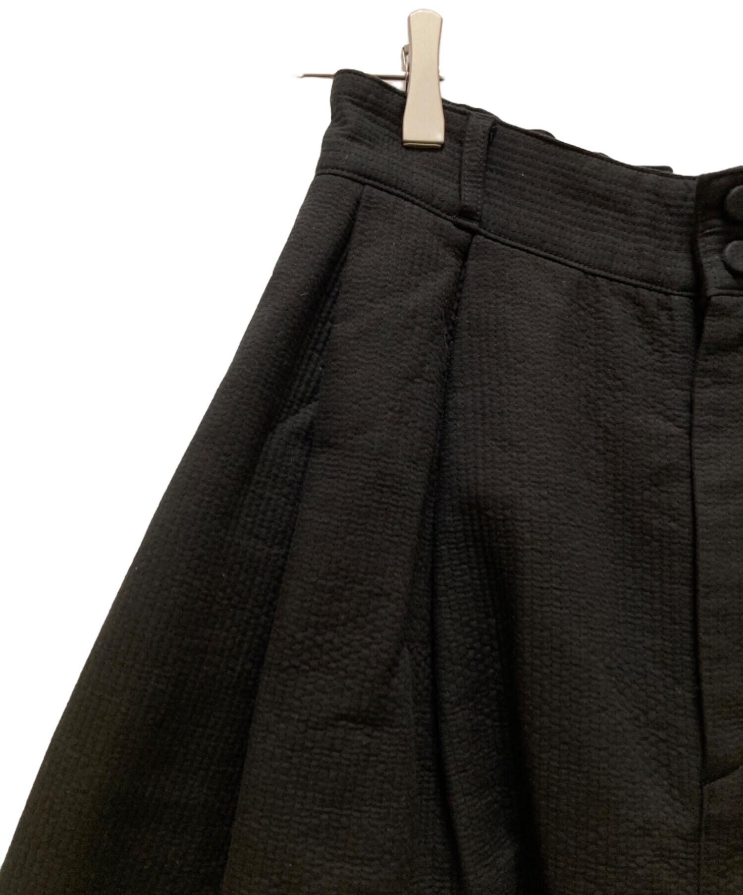 中古・古着通販】susuri (ススリ) ポーンキュロット パンツ ブラック