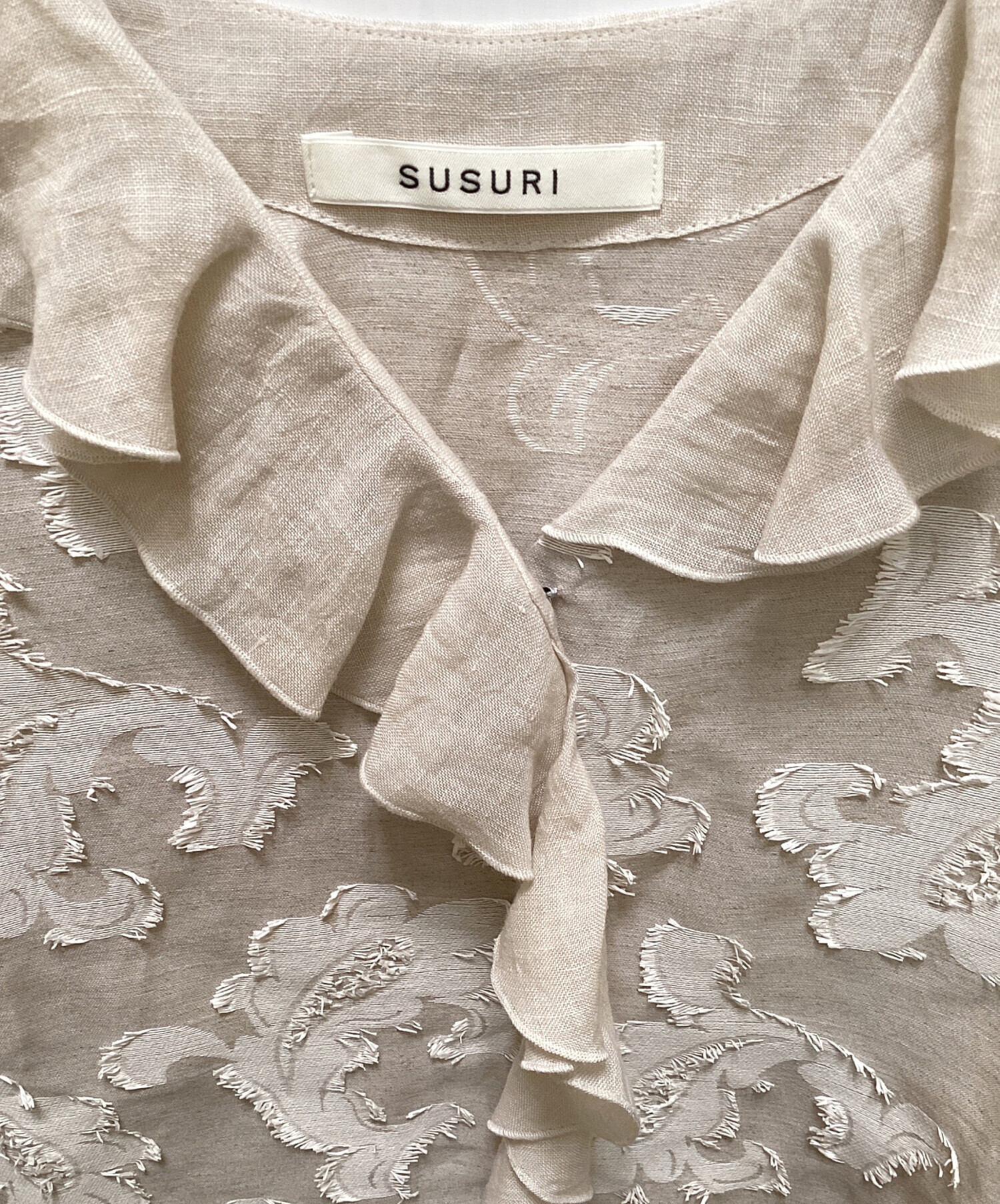 中古・古着通販】SUSURI (ススリ) リネン 和紙 ミックス シンク