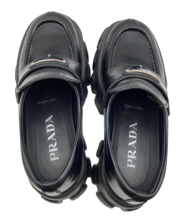 中古・古着通販】PRADA (プラダ) ブラッシュドレザー モノリス