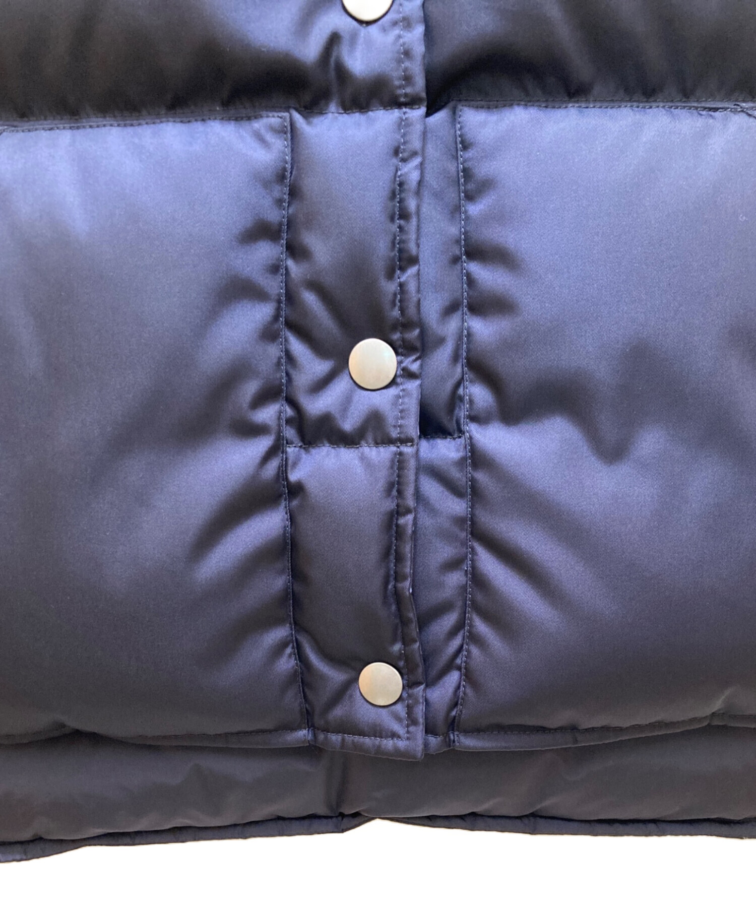 中古・古着通販】PRADA (プラダ) リナイロン ダウンベスト ネイビー