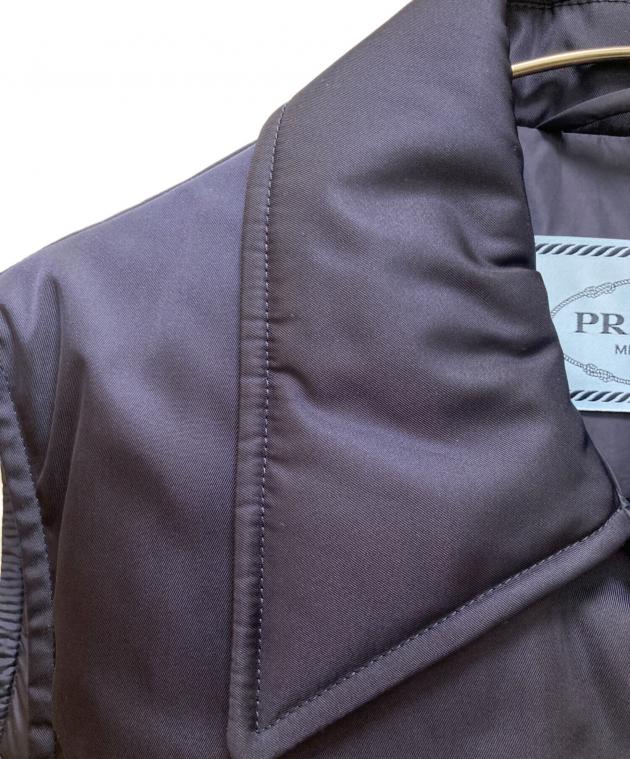 中古・古着通販】PRADA (プラダ) リナイロン ダウンベスト ネイビー