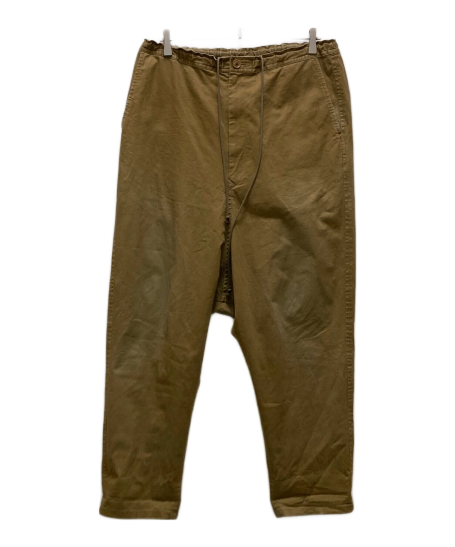 中古・古着通販】GROUND Y (グラウンドワイ) サルエルパンツ カーキ