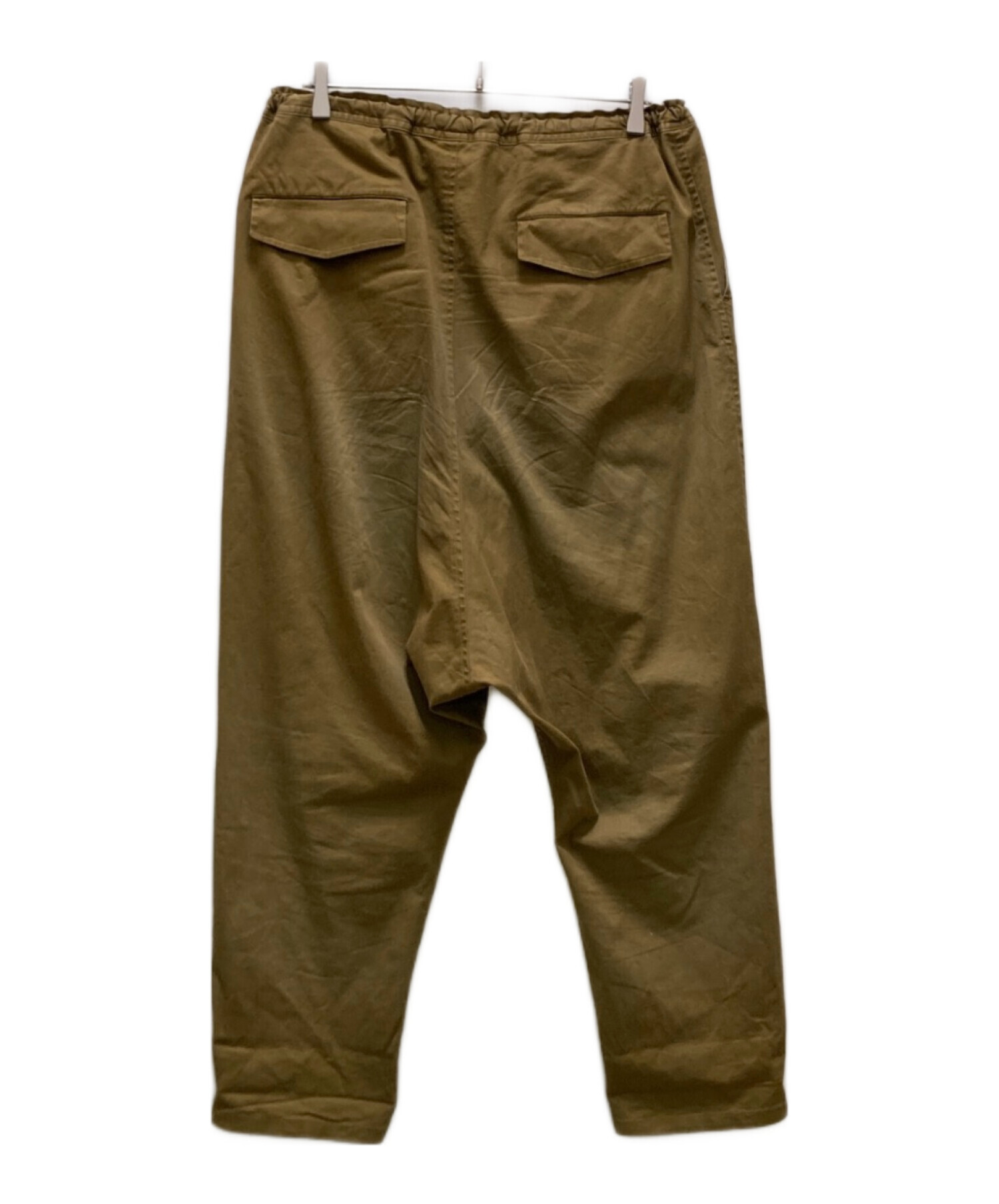 中古・古着通販】GROUND Y (グラウンドワイ) サルエルパンツ カーキ